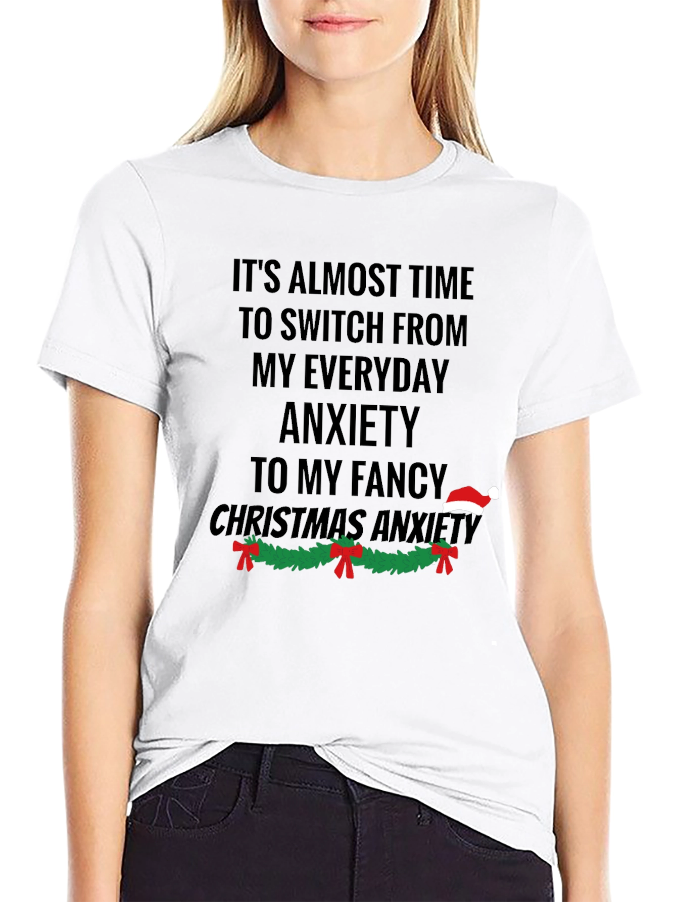 Funny Christmas Anxiety T-Shirt