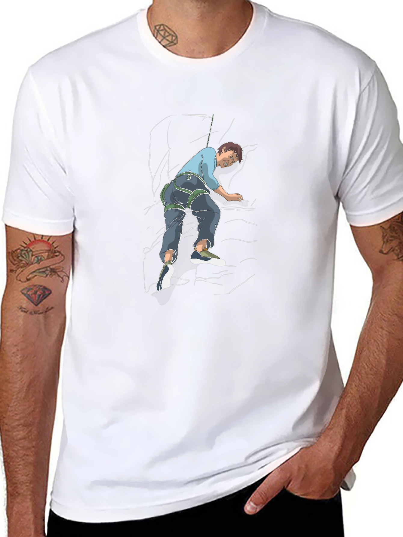 Rock Climbing T-Shirt: Adventure Apparel