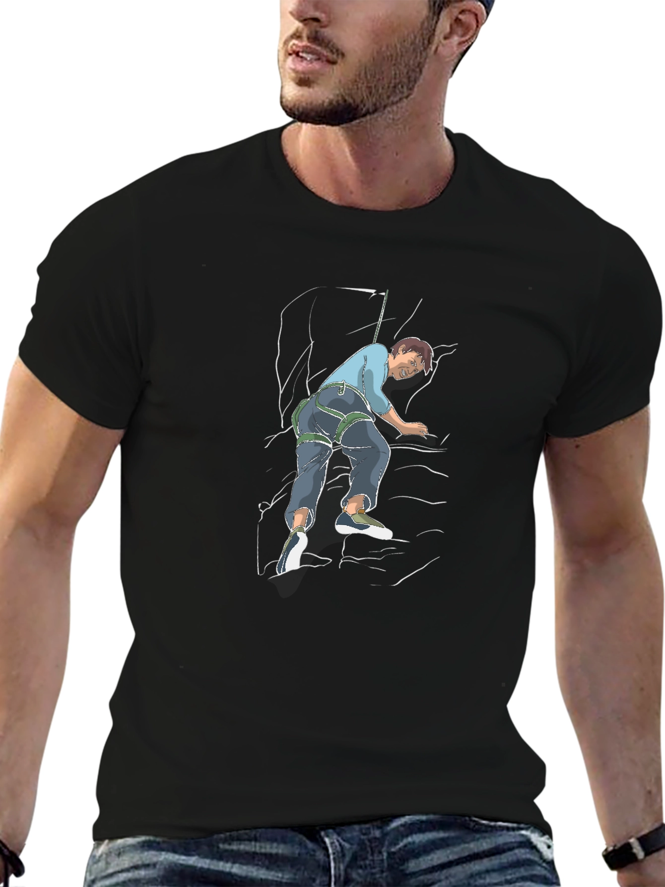 Rock Climbing T-Shirt: Adventure Apparel