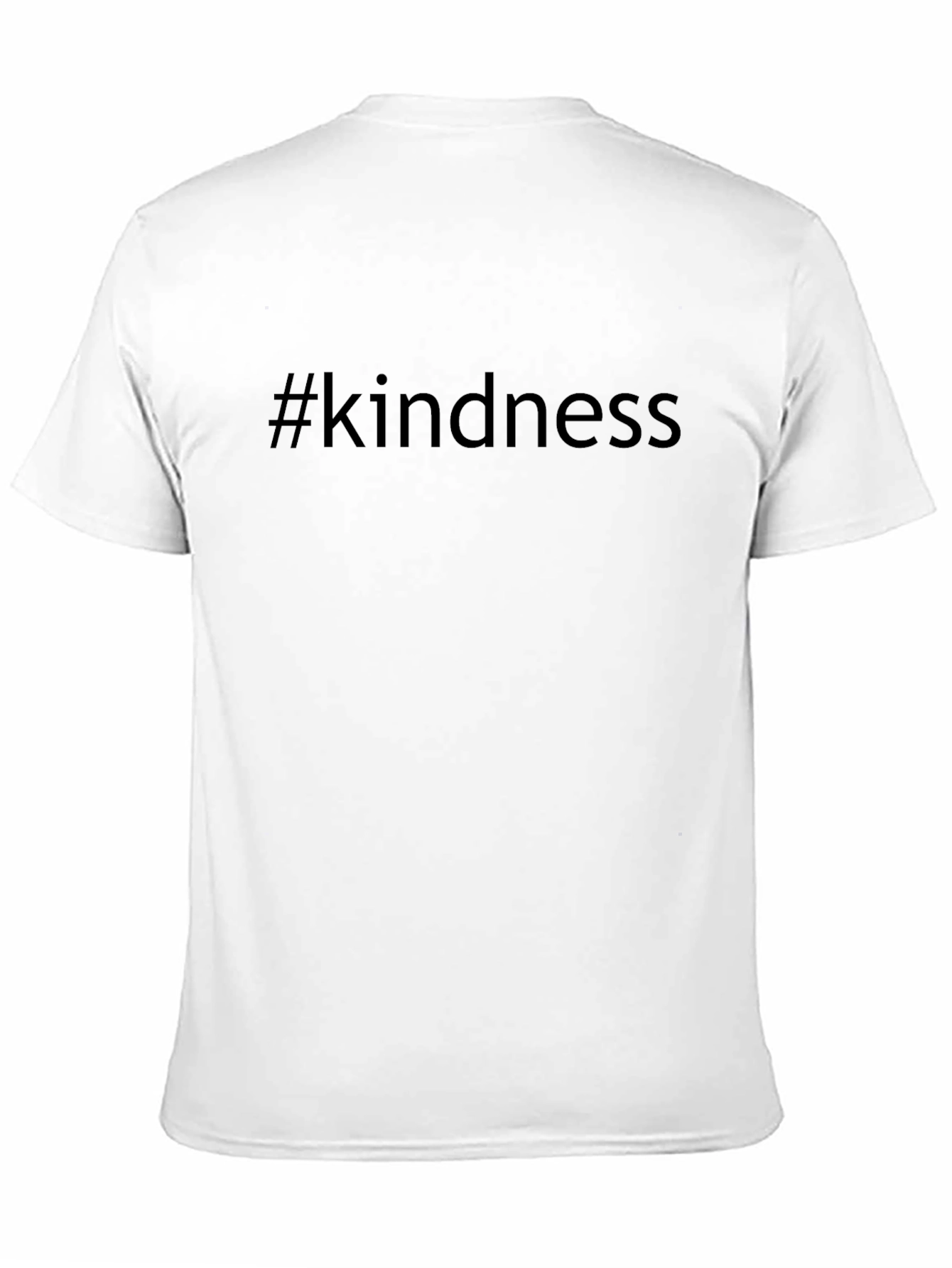 #kindness Black Crewneck T-Shirt