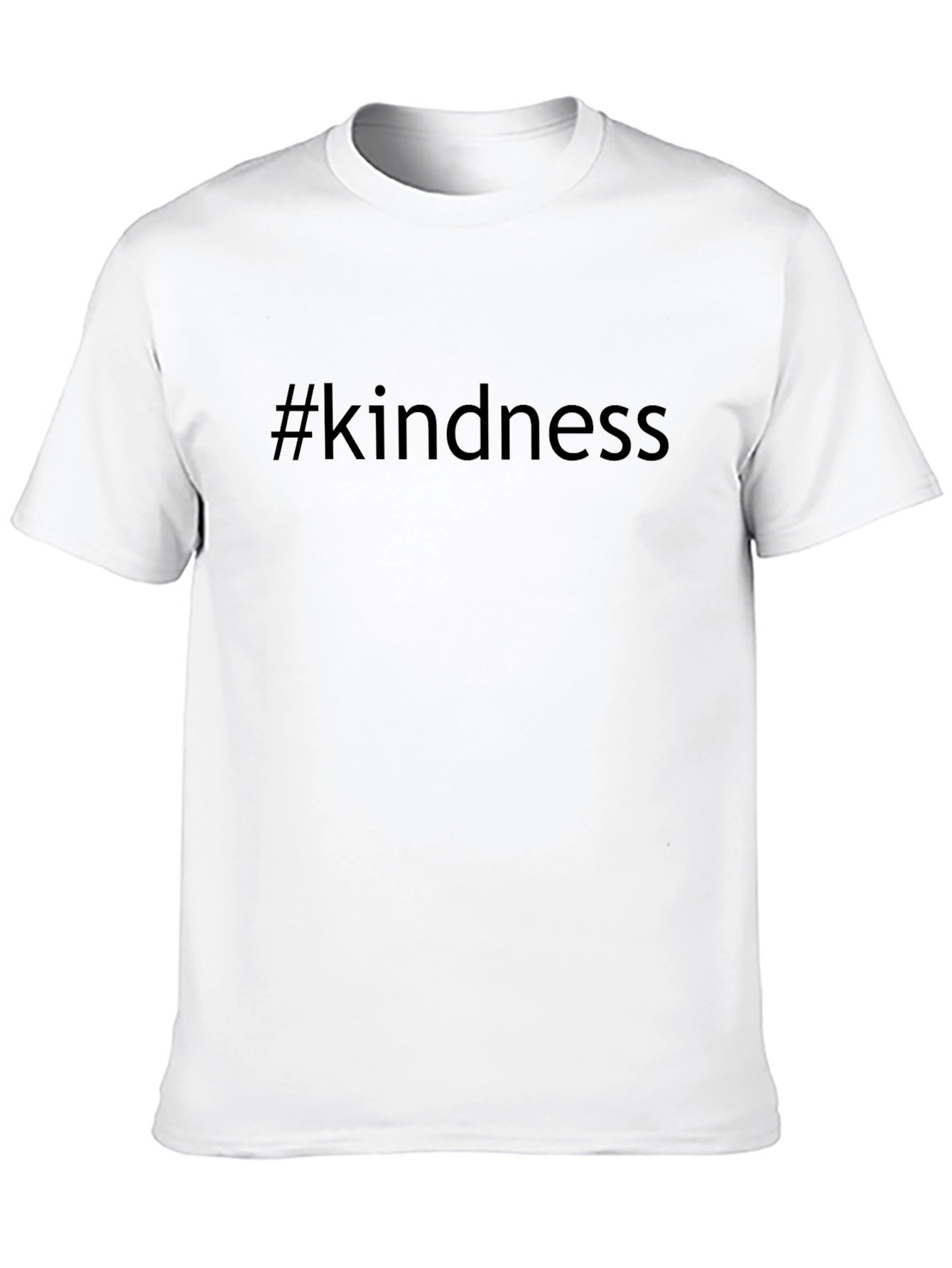#kindness Black Crewneck T-Shirt