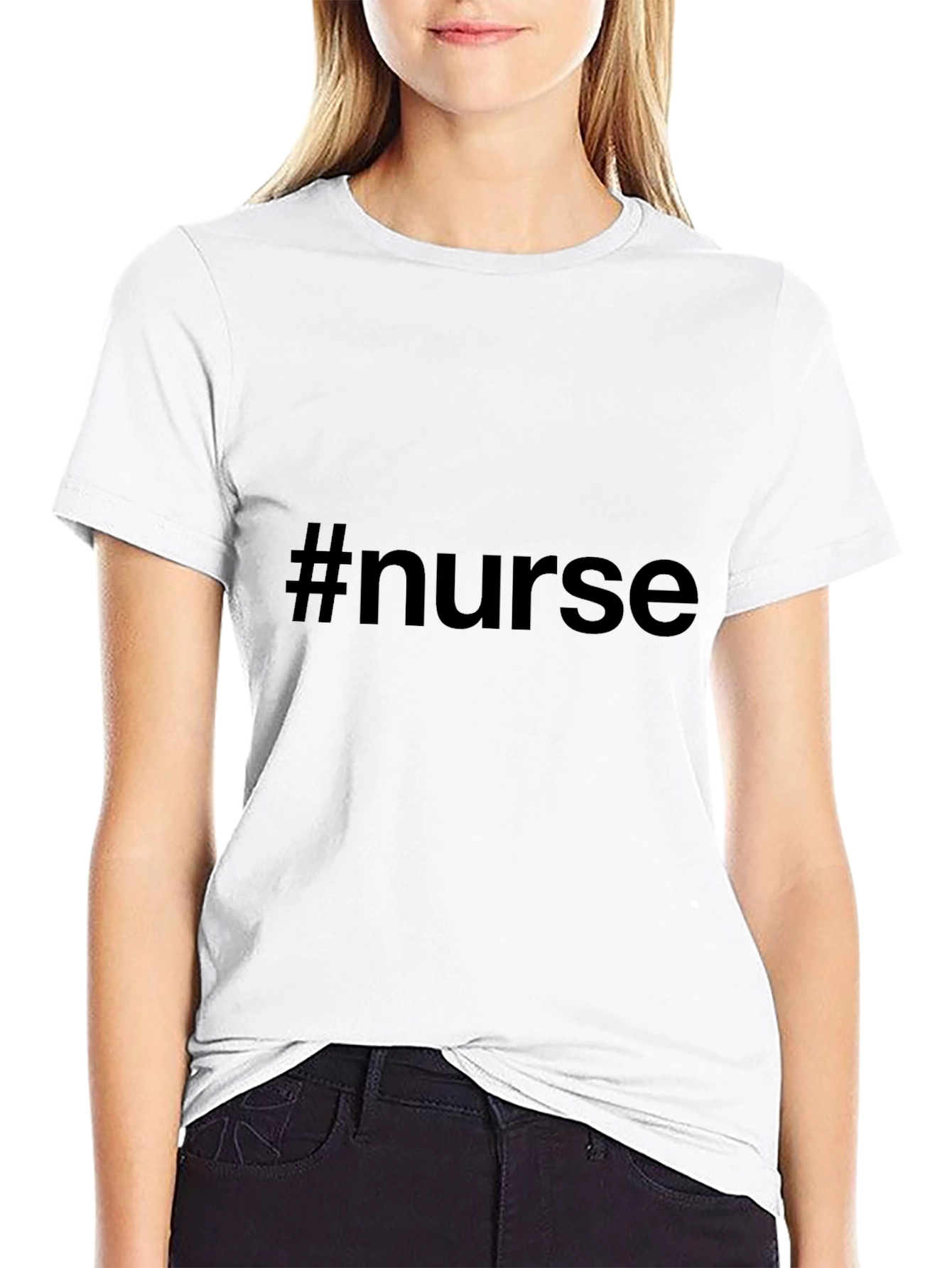 #nurse Graphic T-Shirt - Soft Cotton Blend Tee