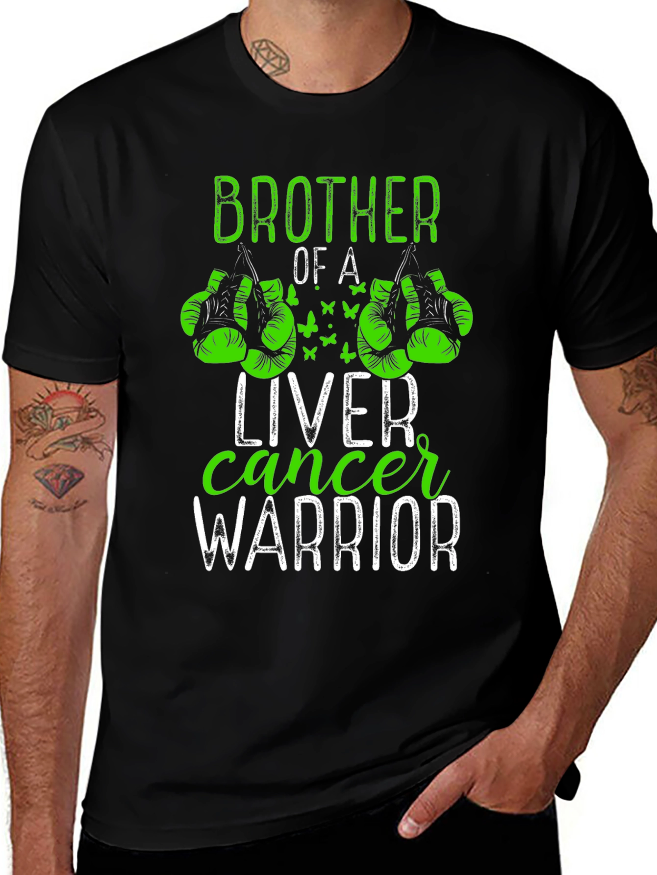 Brother of a Liver Cancer Warrior T-Shirt