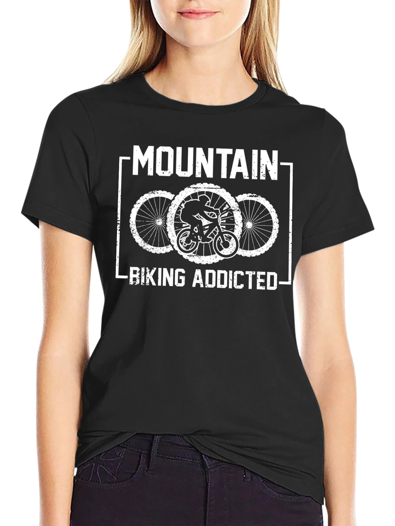 Mountain Biking Addicted T-Shirt