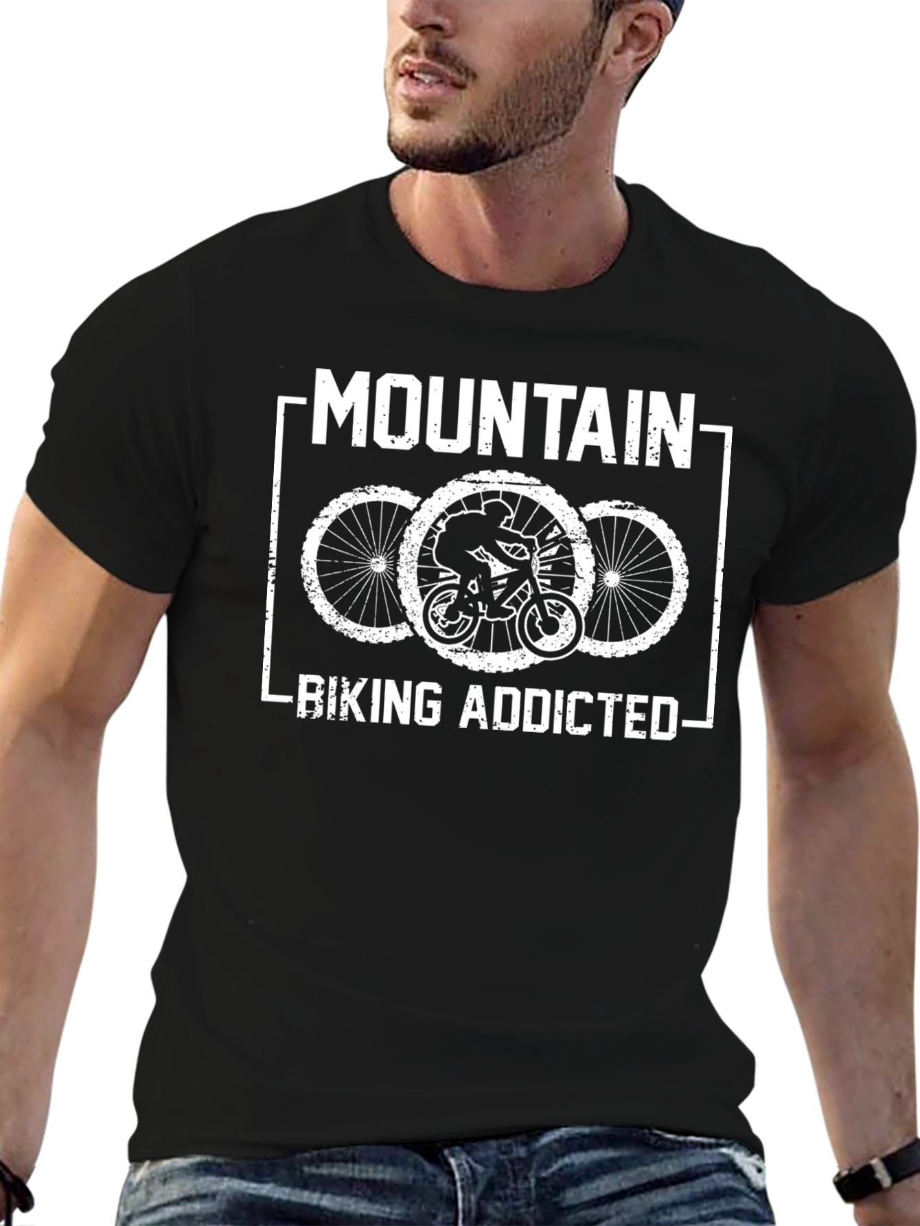 Mountain Biking Addicted T-Shirt