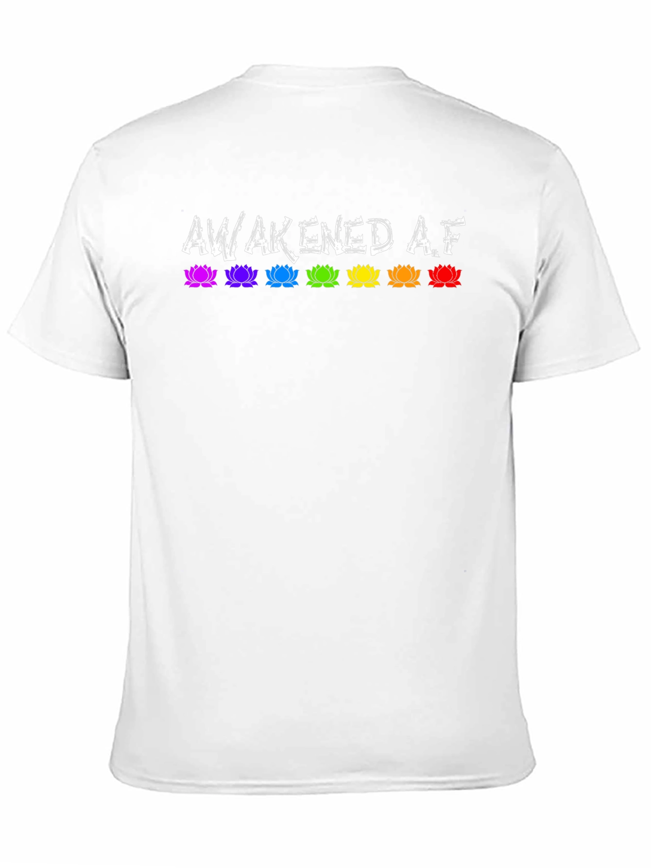 Awakened AF Lotus Graphic Tee - Unisex Black T-Shirt
