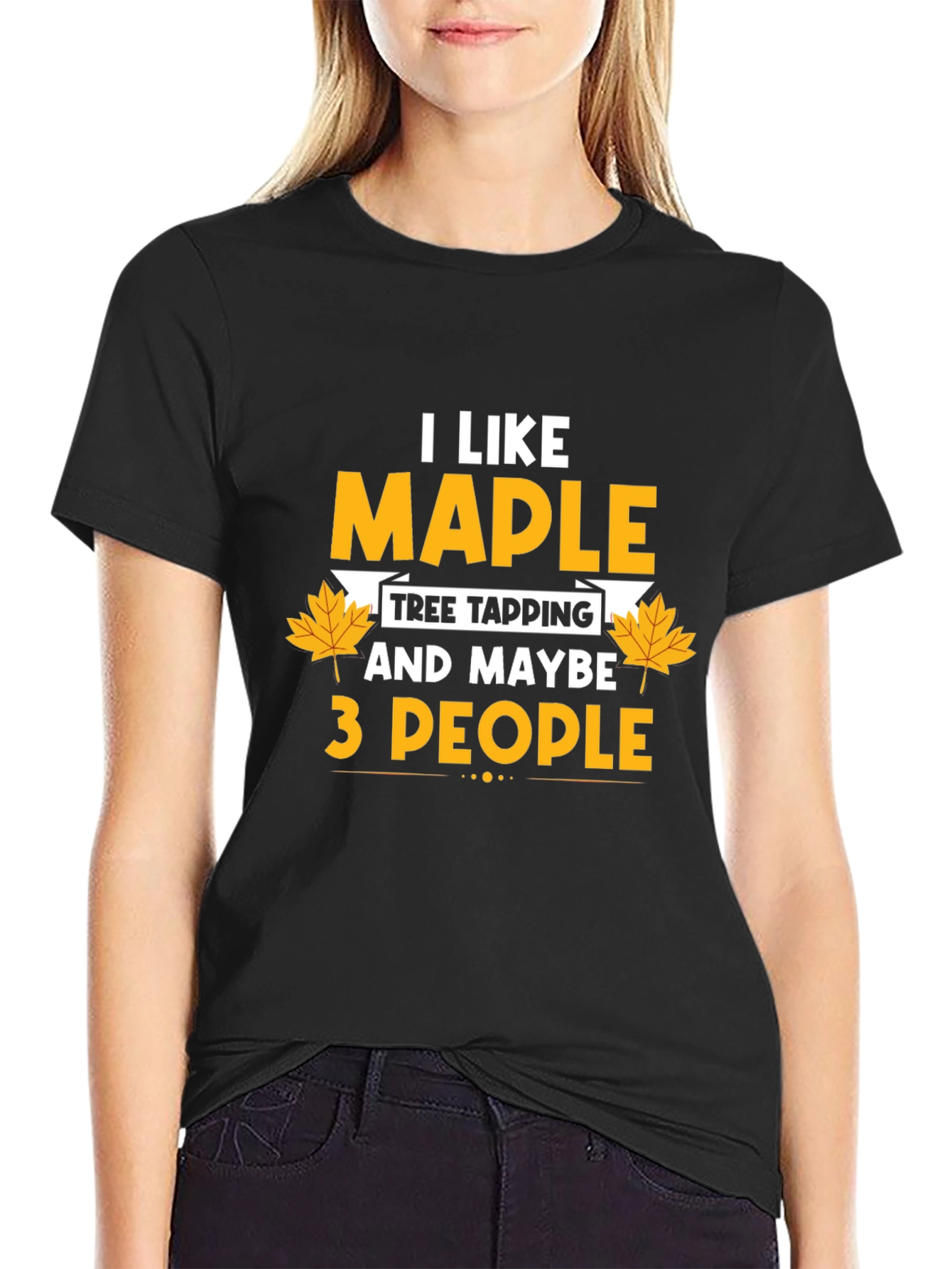 I Like Maple Tree Tapping Funny Graphic T-Shirt