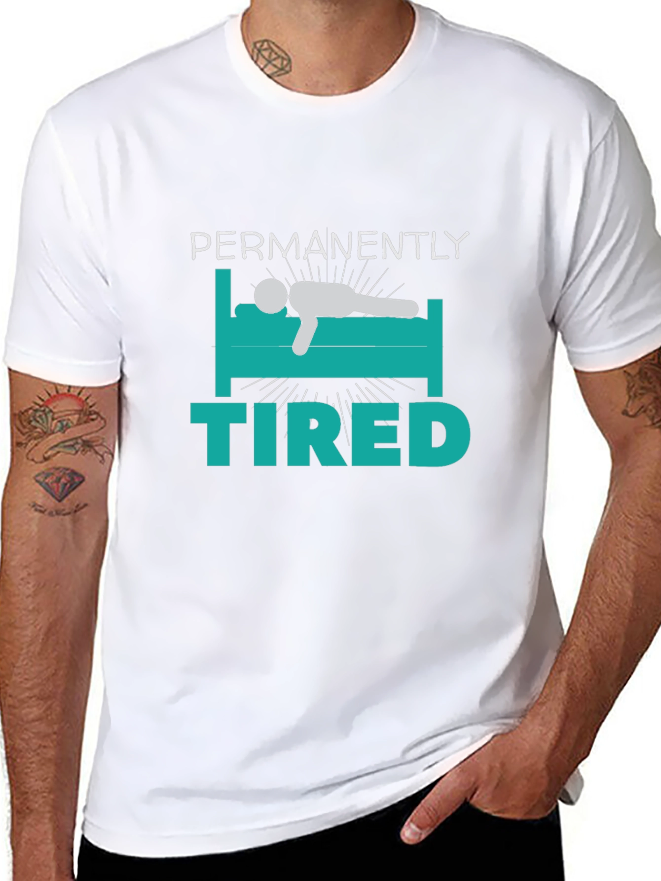 Permanently Tired Graphic Tee - Comfort & Style