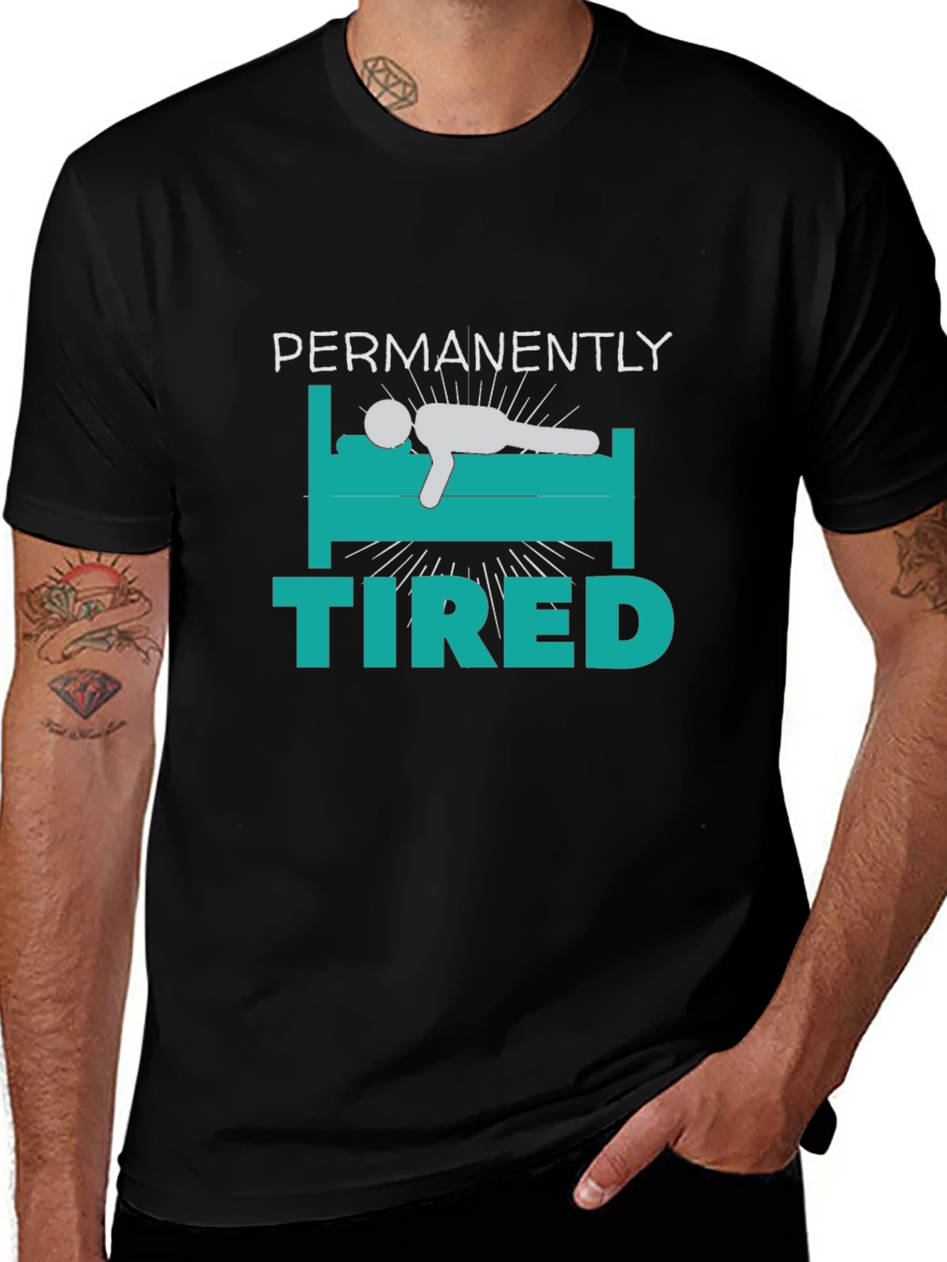 Permanently Tired Graphic Tee - Comfort & Style