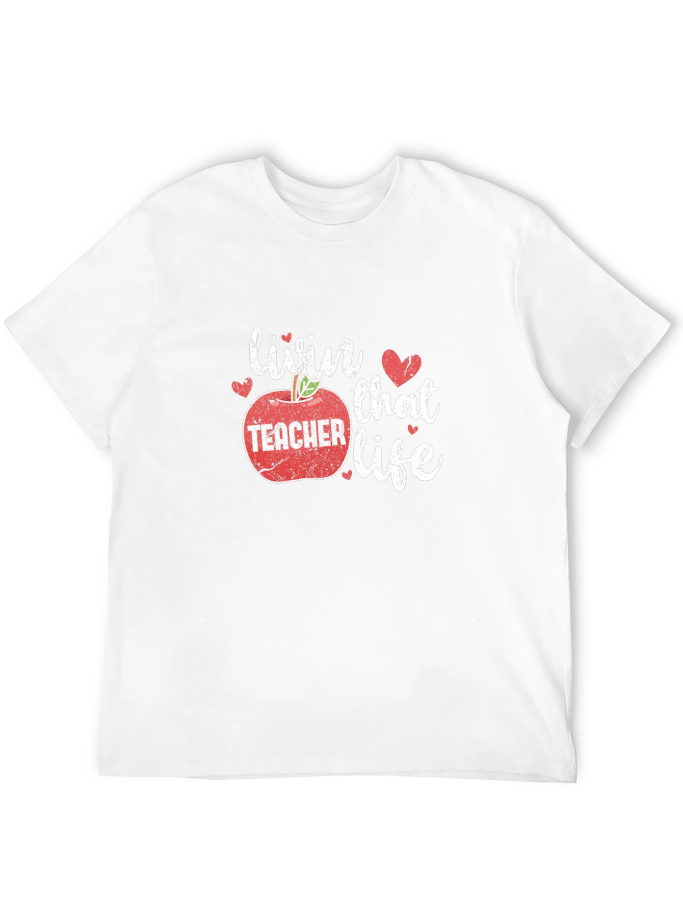 Livin That Teacher Life Graphic Tee - Black