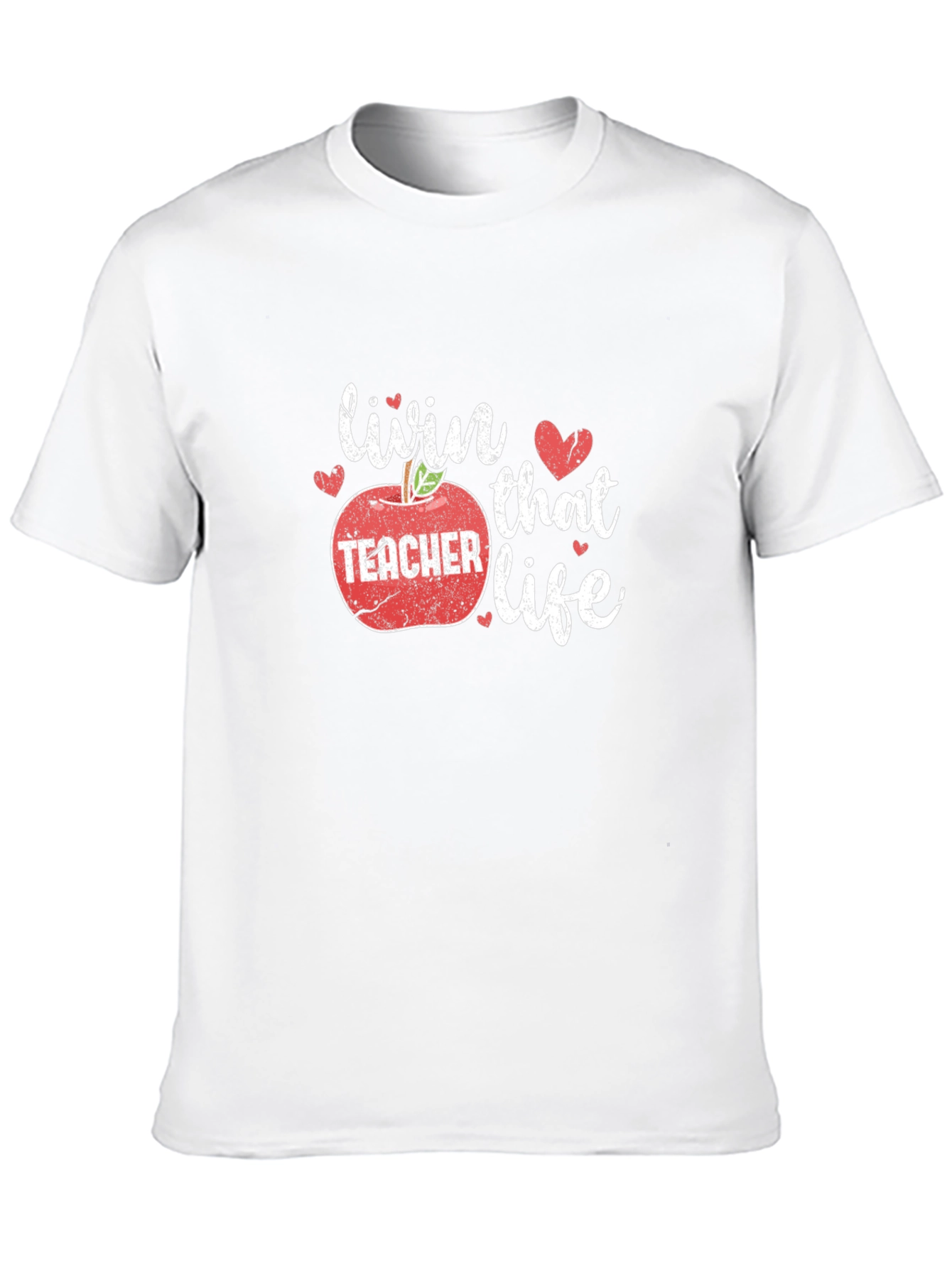 Livin That Teacher Life Graphic Tee - Black