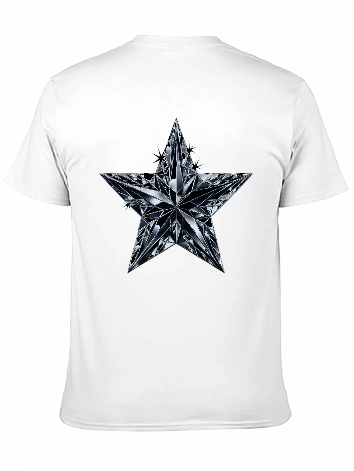 Diamond Star Graphic Black T-Shirt