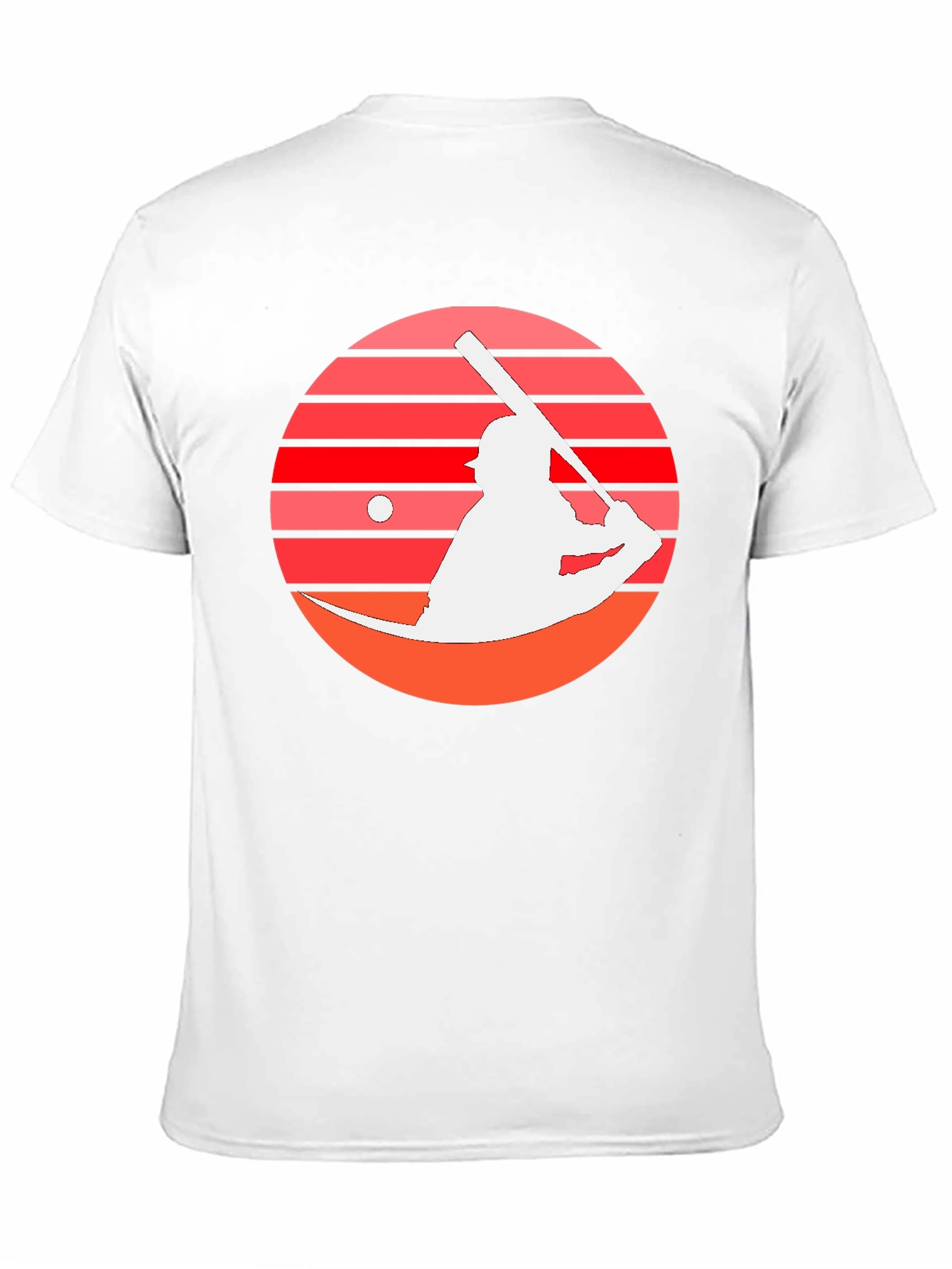 Baseball Sunset Graphic Tee - Retro Style