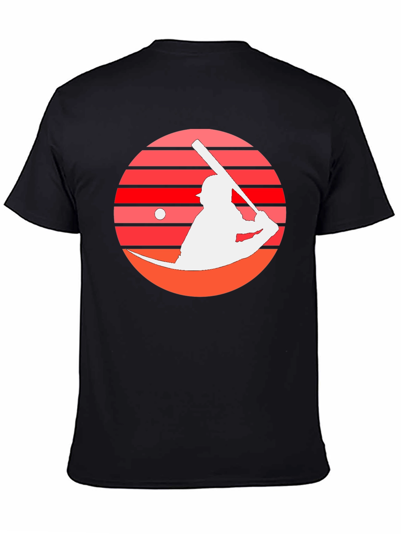 Baseball Sunset Graphic Tee - Retro Style