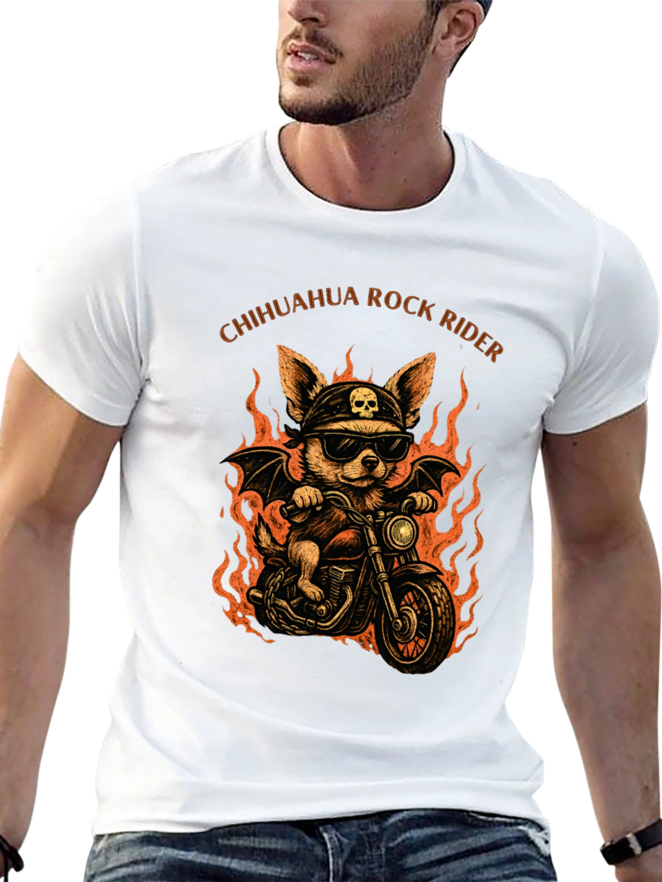 Chihuahua Rock Rider T-Shirt
