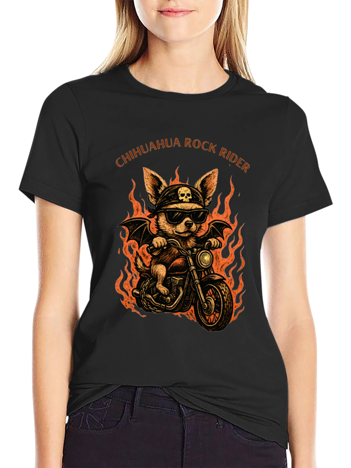 Chihuahua Rock Rider T-Shirt