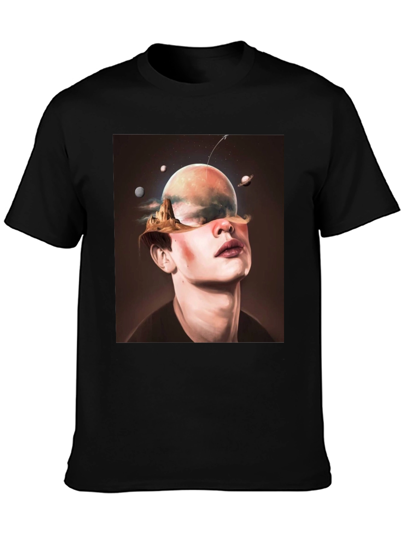 Surreal Headscape Graphic T-Shirt