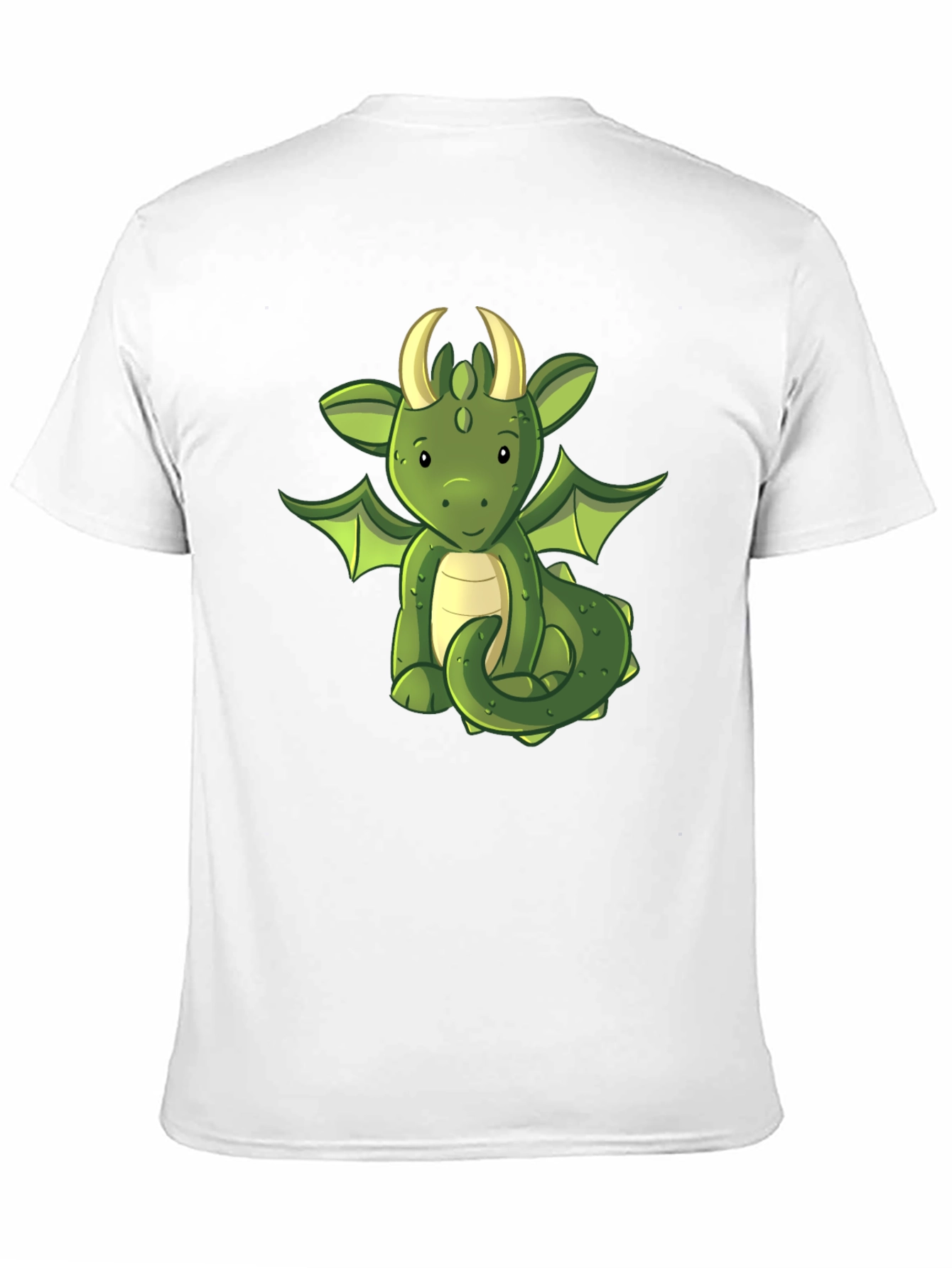 Cute Dragon Graphic T-Shirt - Black Cotton Tee