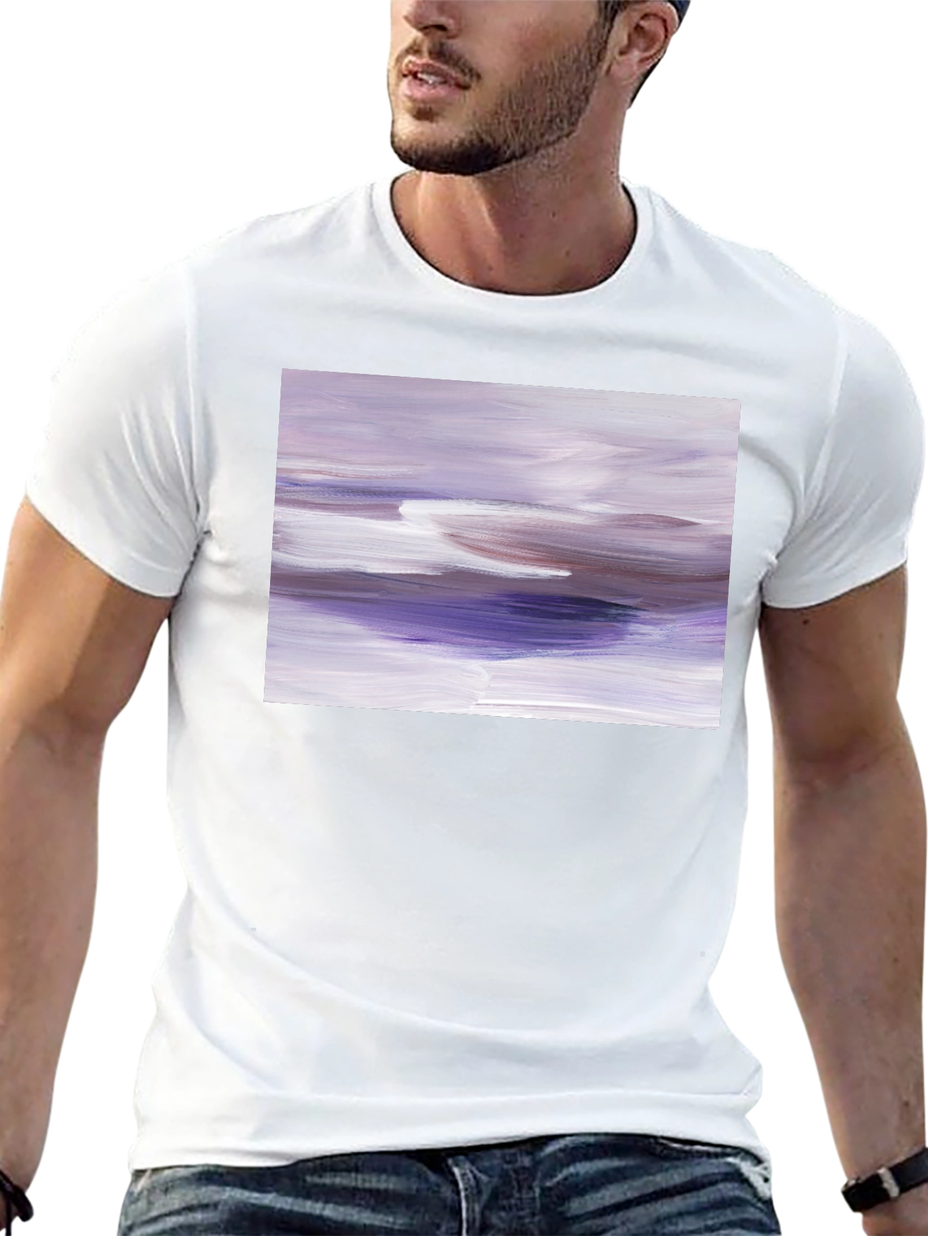 Abstract Art Graphic Tee - Modern Comfort