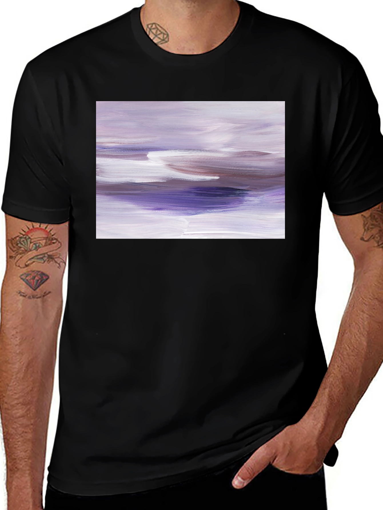 Abstract Art Graphic Tee - Modern Comfort