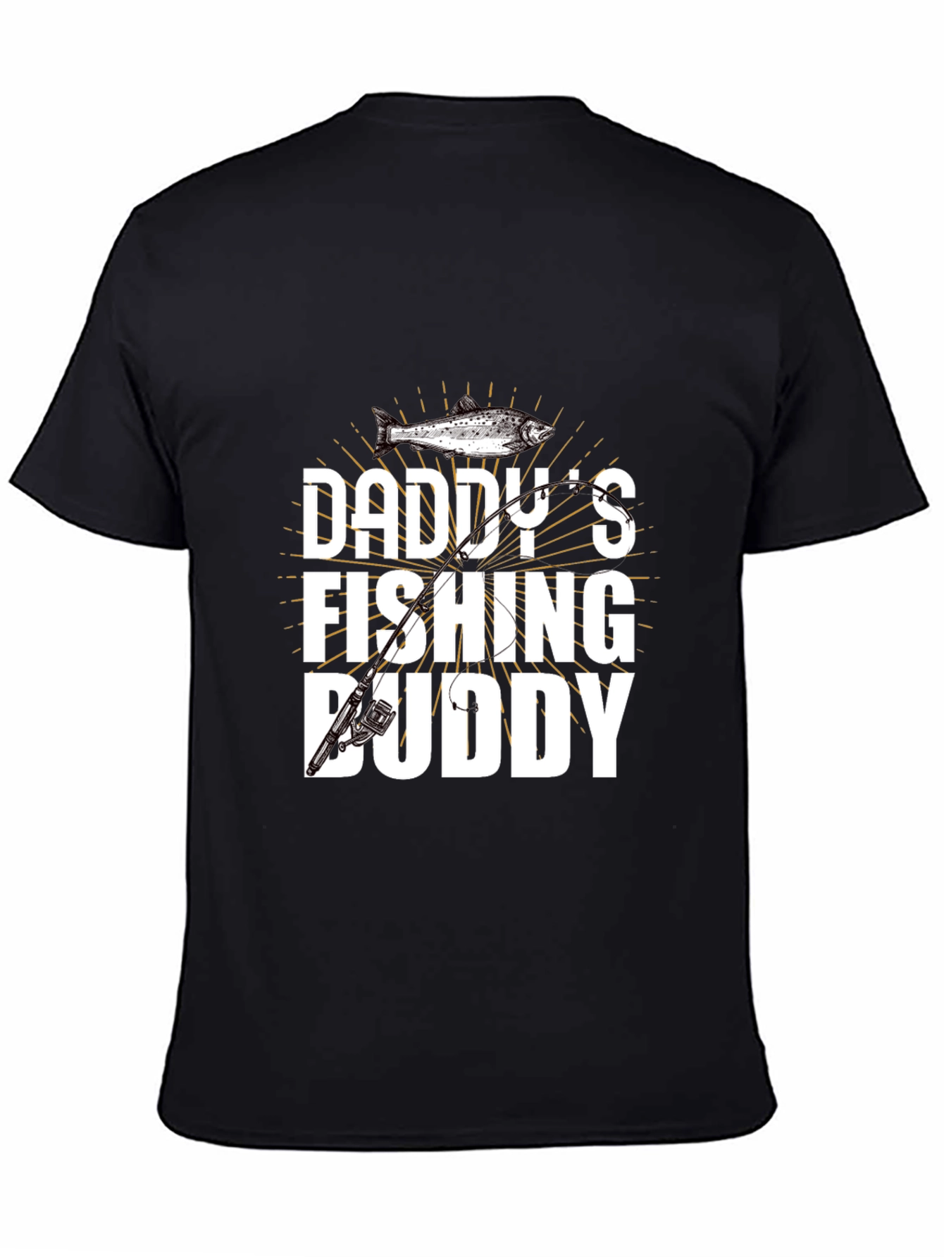 Daddys Fishing Buddy Graphic T-Shirt