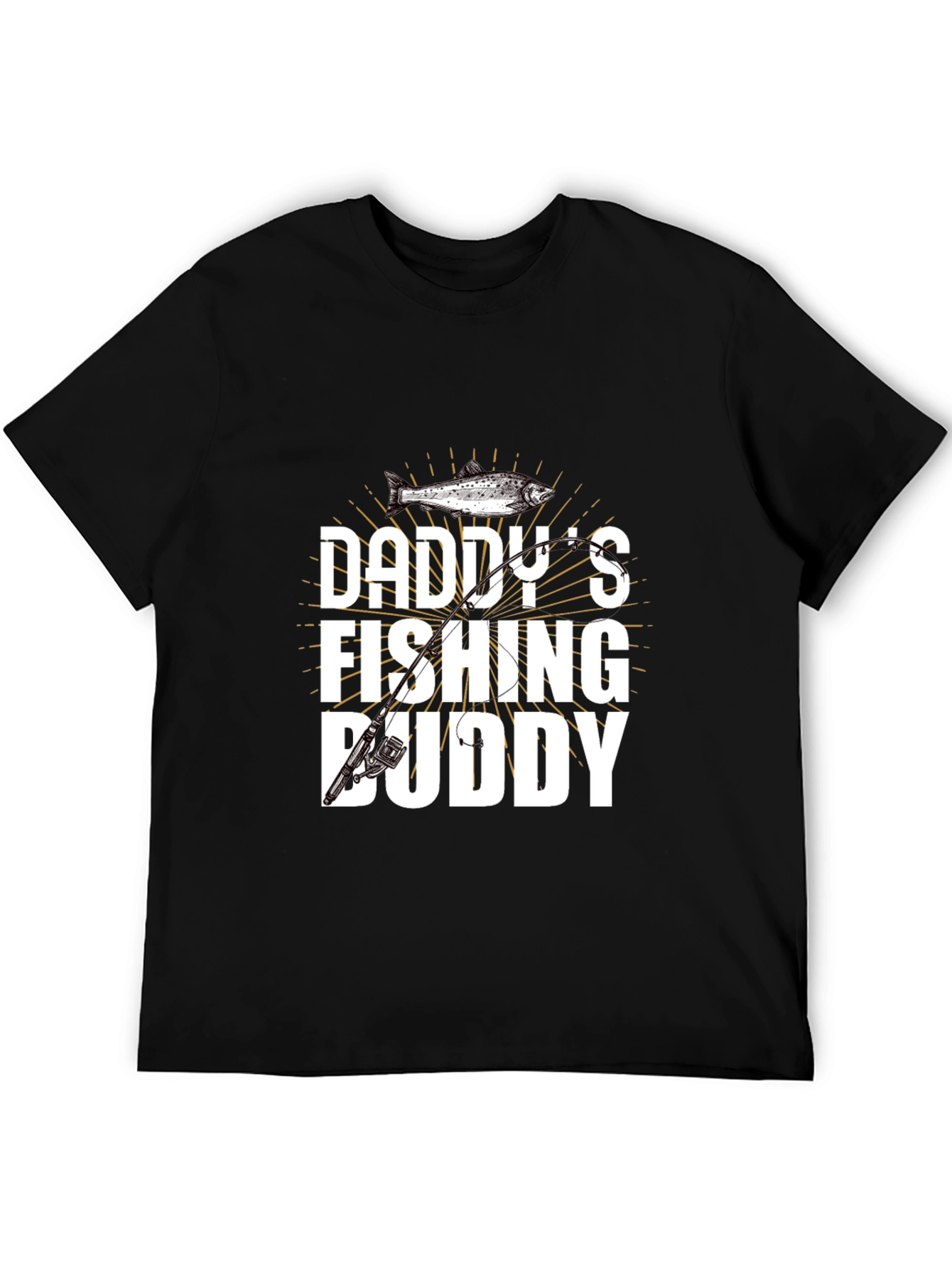Daddys Fishing Buddy Graphic T-Shirt