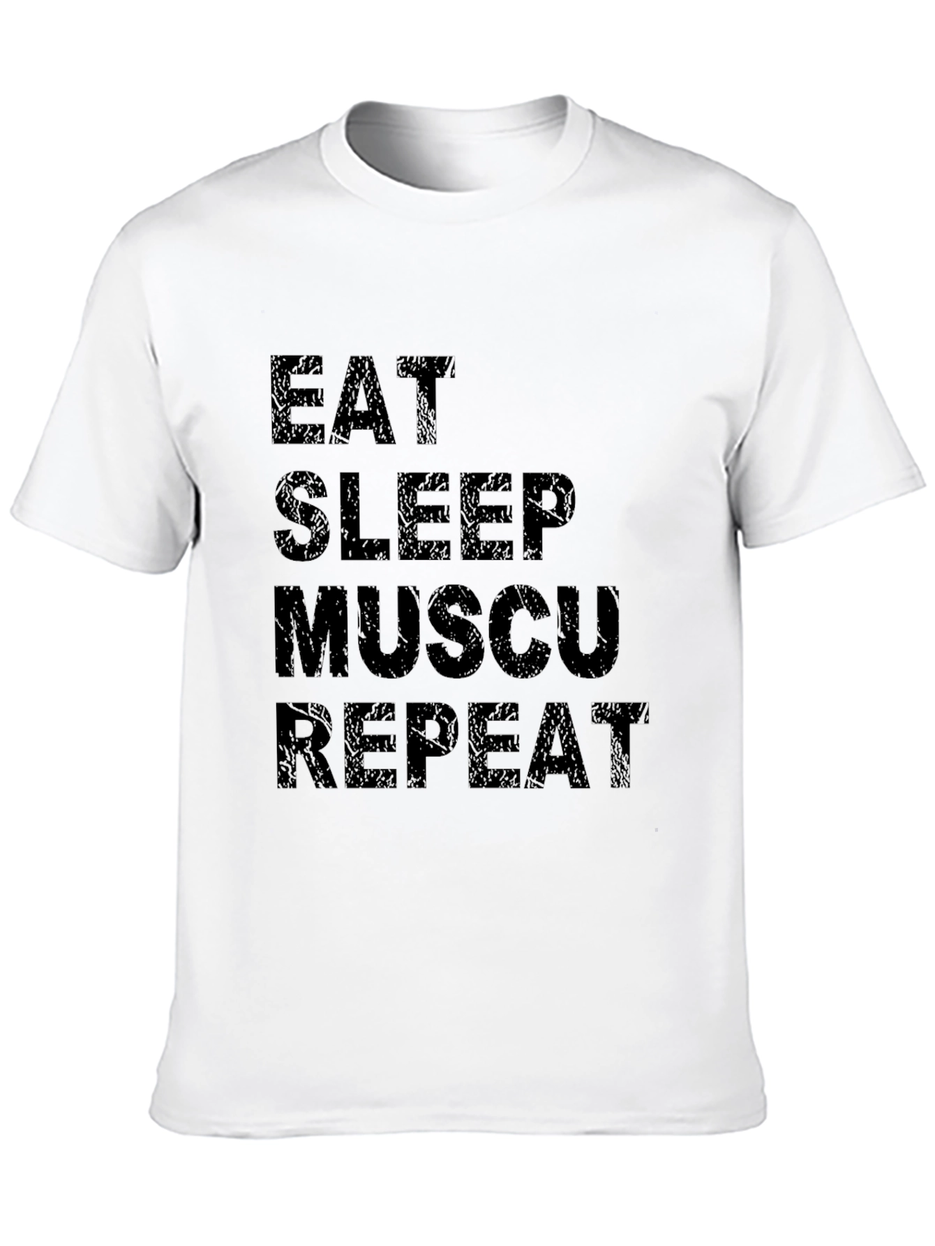 Eat Sleep Muscle Repeat Graphic Tee