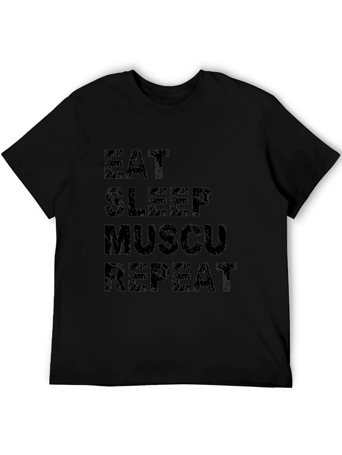 Eat Sleep Muscle Repeat Graphic Tee