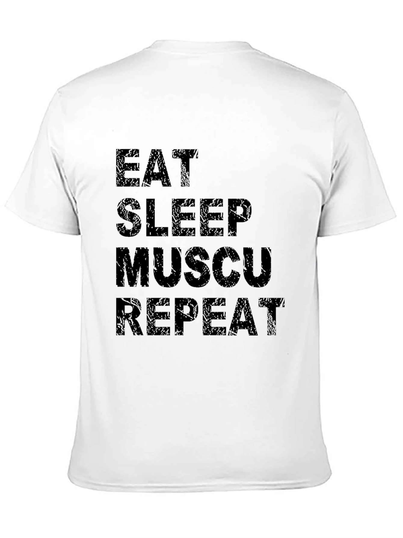Eat Sleep Muscle Repeat Graphic Tee