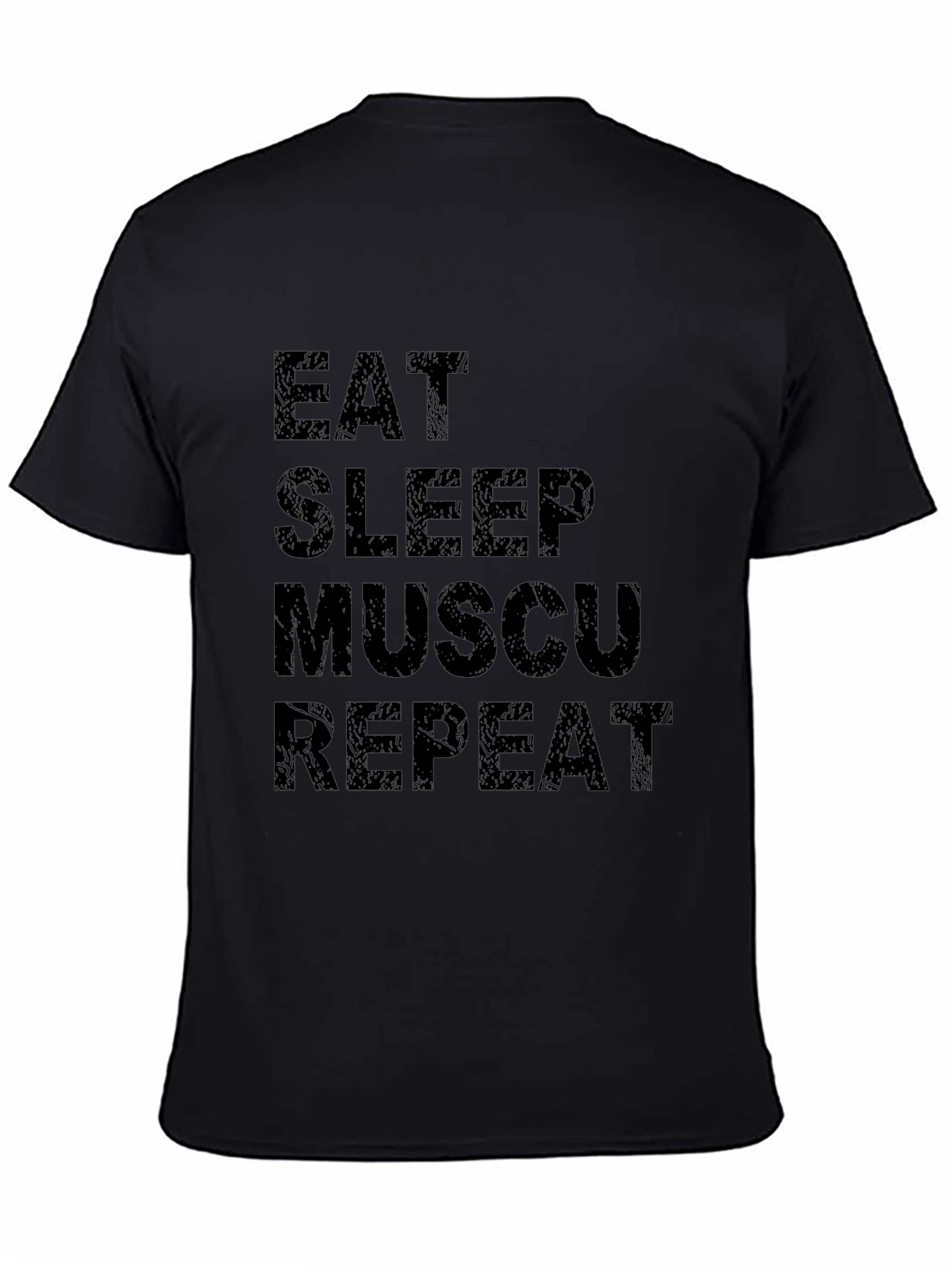 Eat Sleep Muscle Repeat Graphic Tee