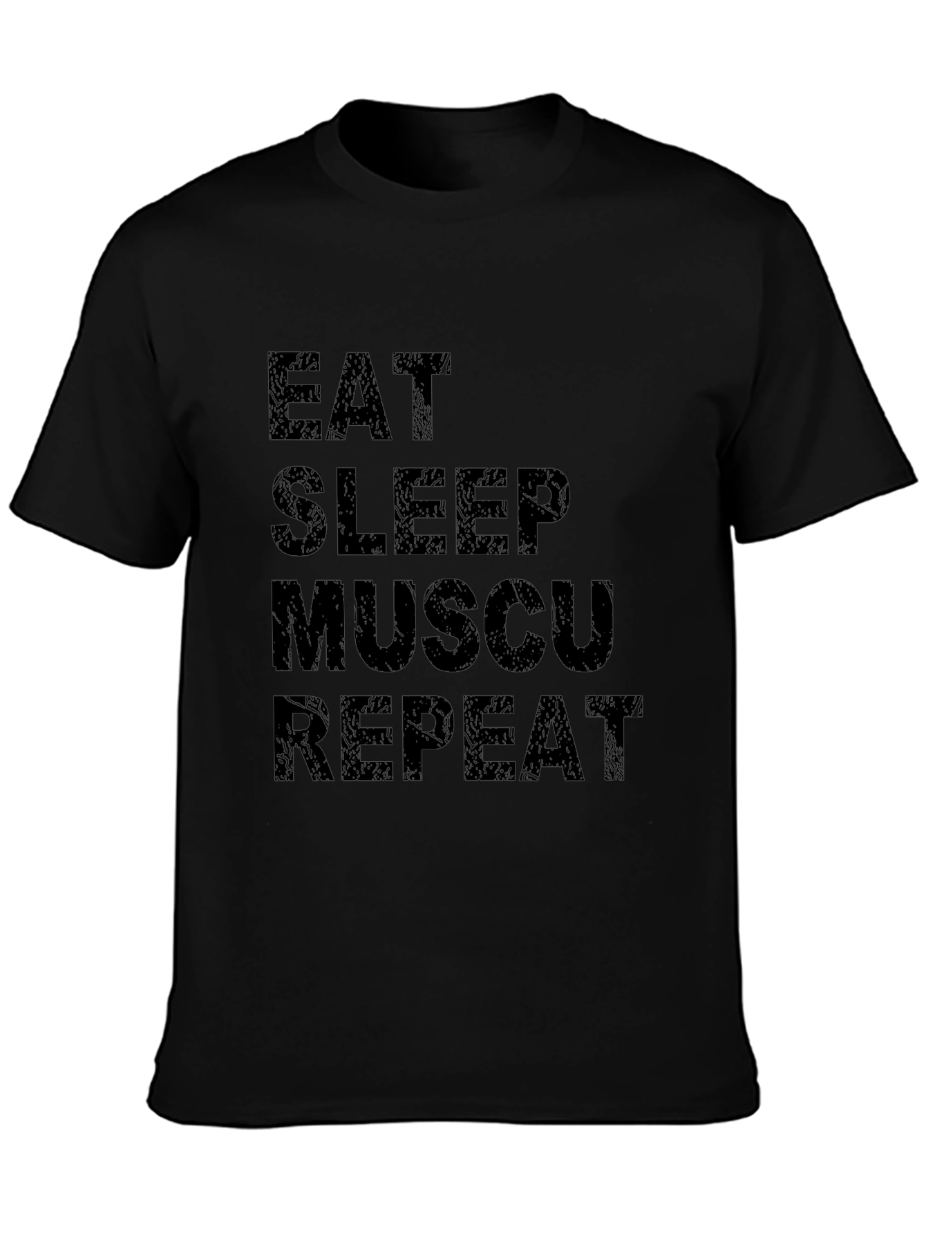 Eat Sleep Muscle Repeat Graphic Tee