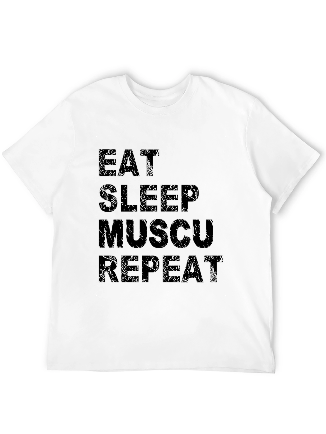 Eat Sleep Muscle Repeat Graphic Tee