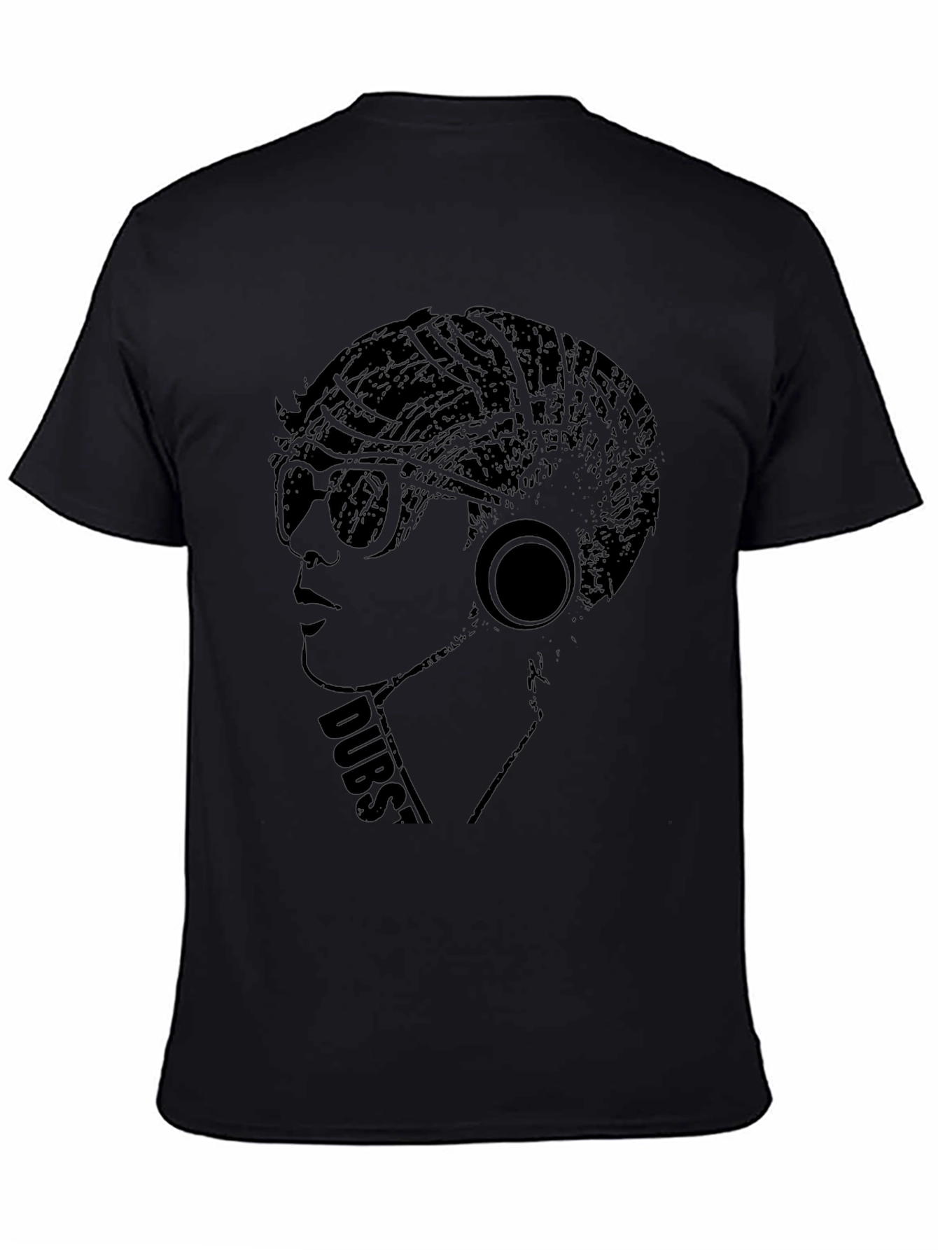 Dubstep Style Graphic Tee - Cool Black Shirt