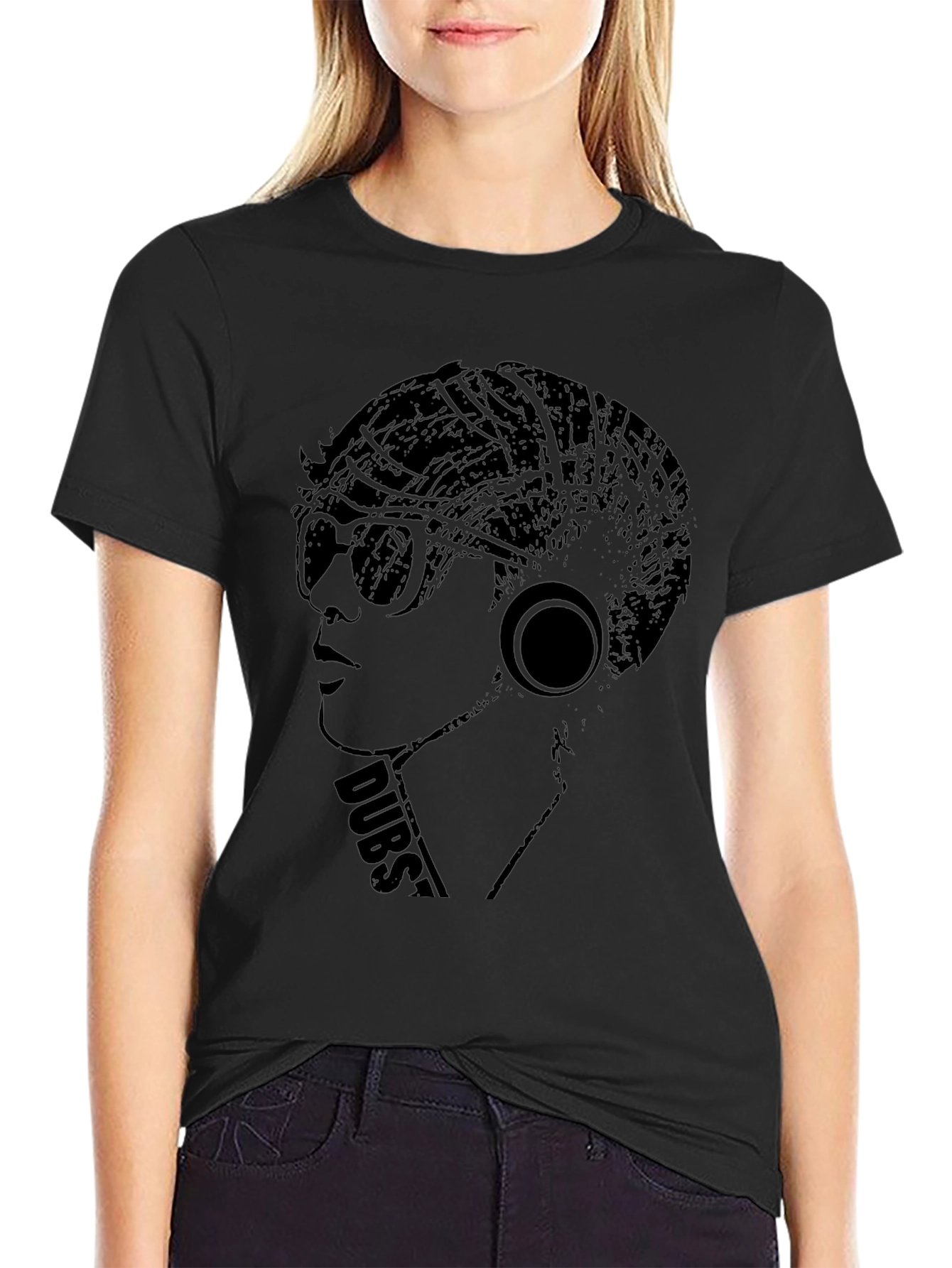 Dubstep Style Graphic Tee - Cool Black Shirt
