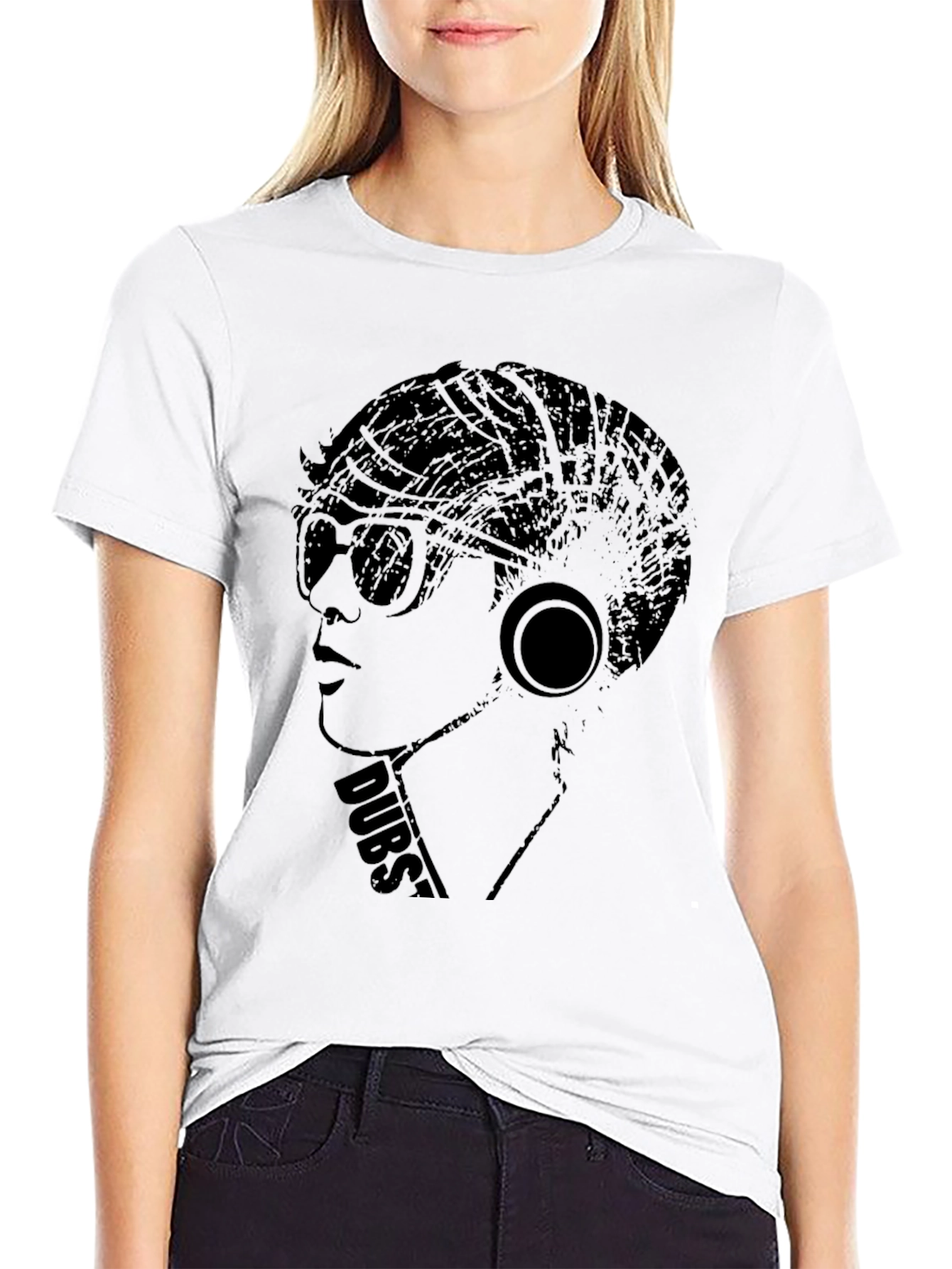 Dubstep Style Graphic Tee - Cool Black Shirt