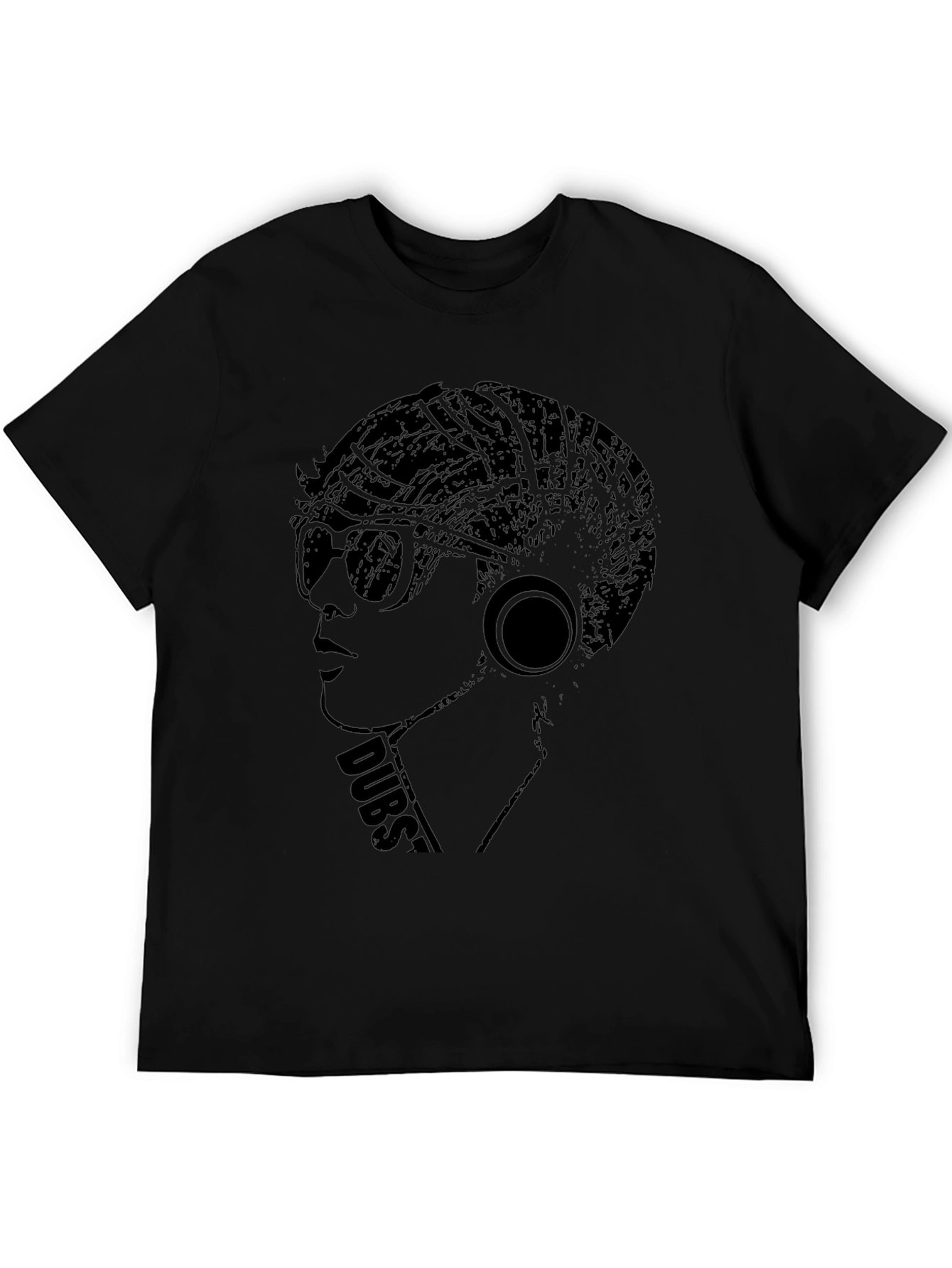 Dubstep Style Graphic Tee - Cool Black Shirt