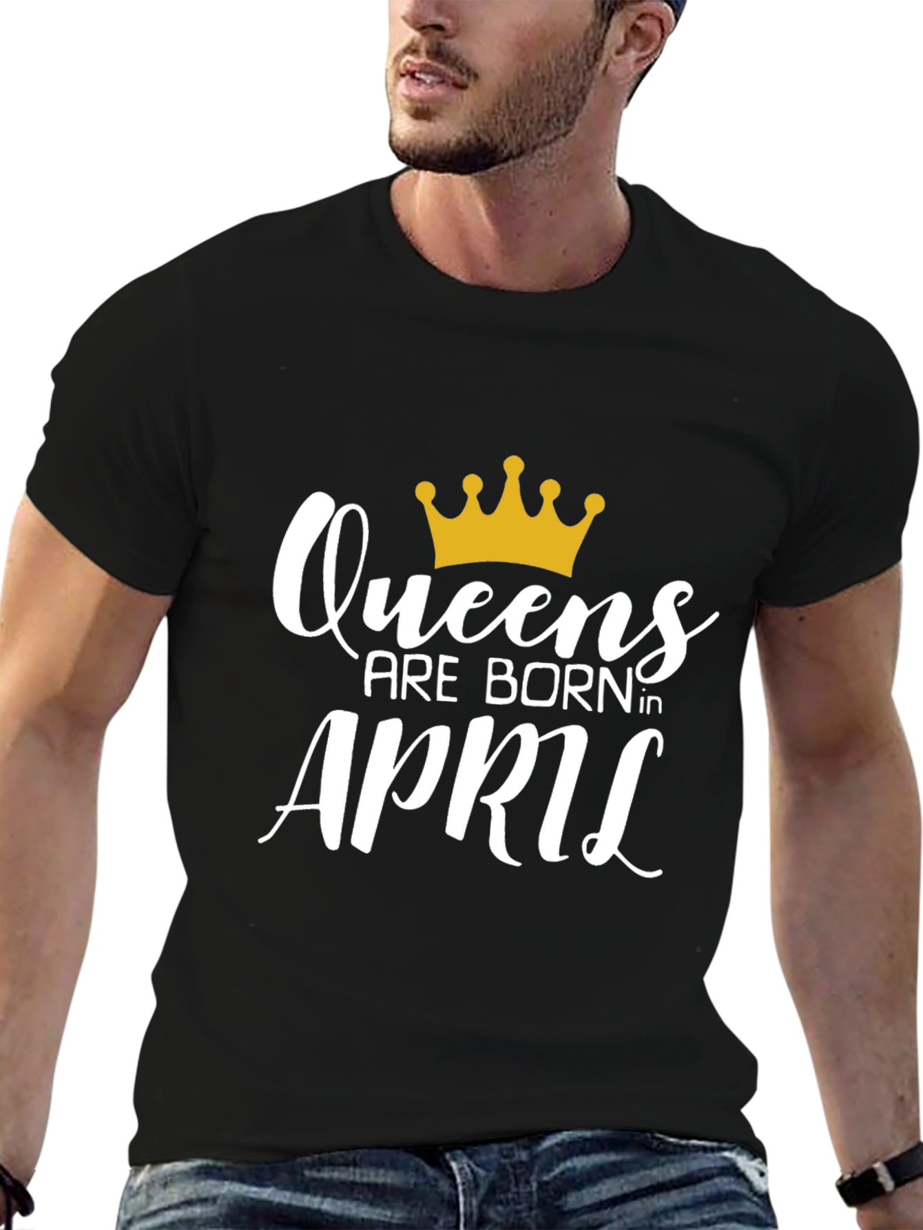 Queens Are Born In April T-Shirt