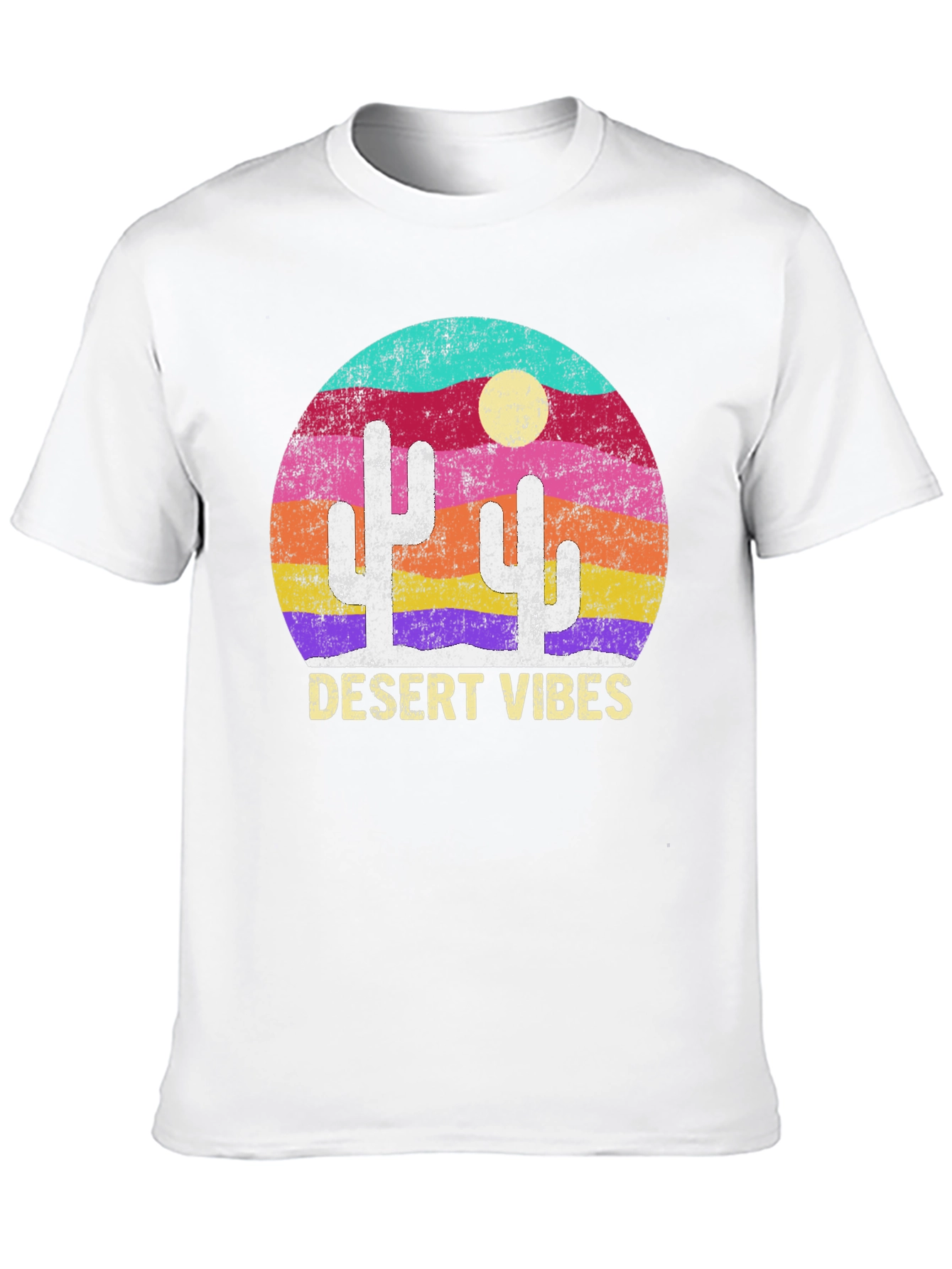 Desert Vibes Graphic Tee - Stylish Mens T-Shirt