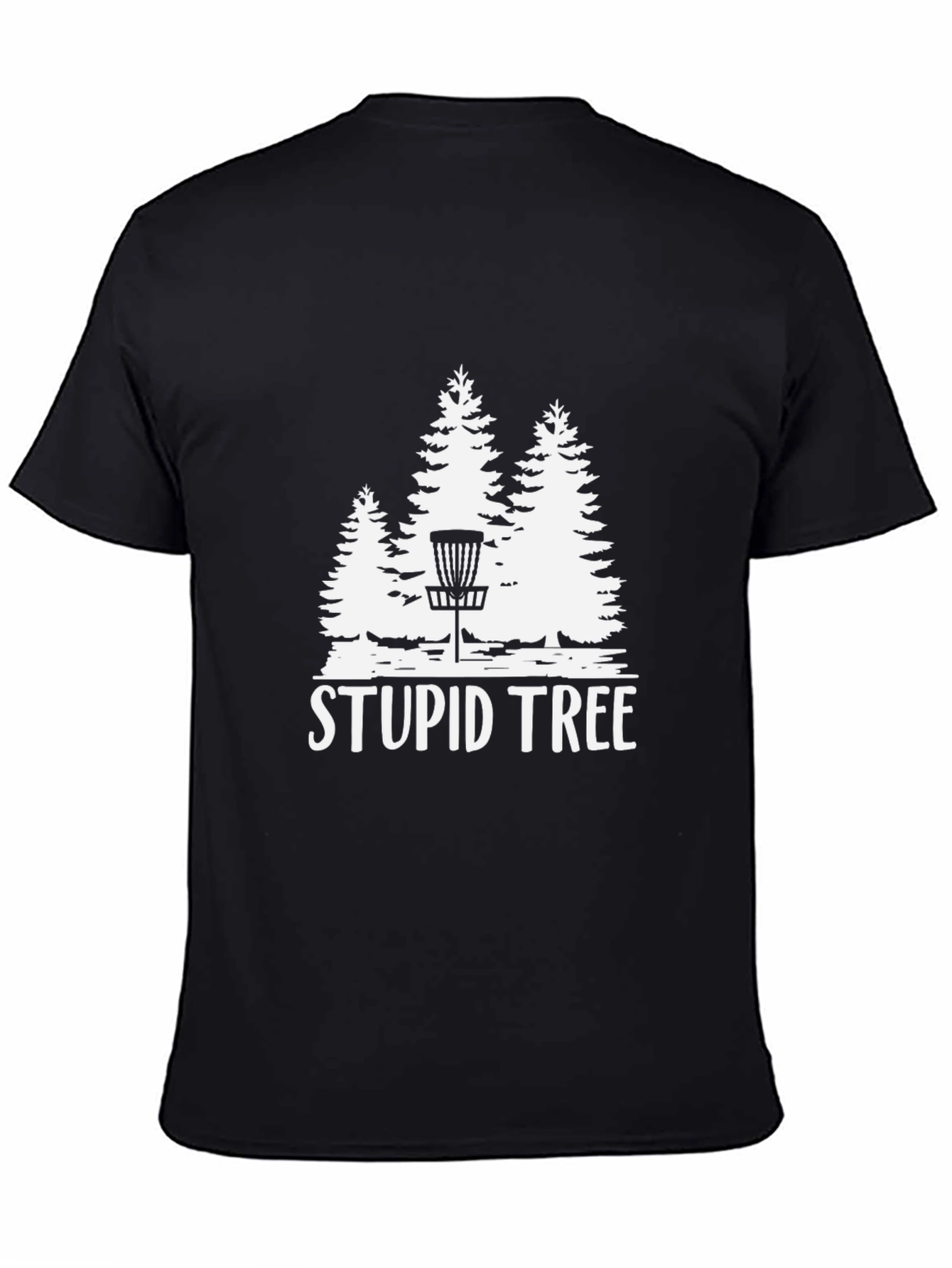 Stupid Tree Disc Golf T-Shirt - Black