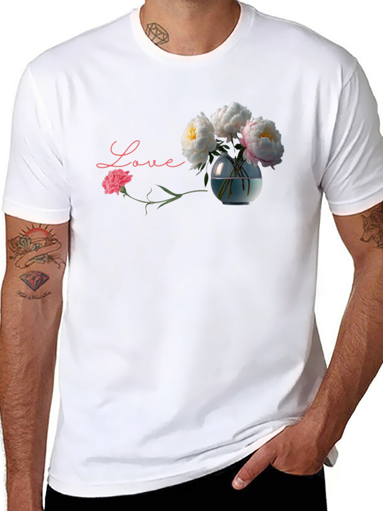 Love & Flowers Graphic Tee