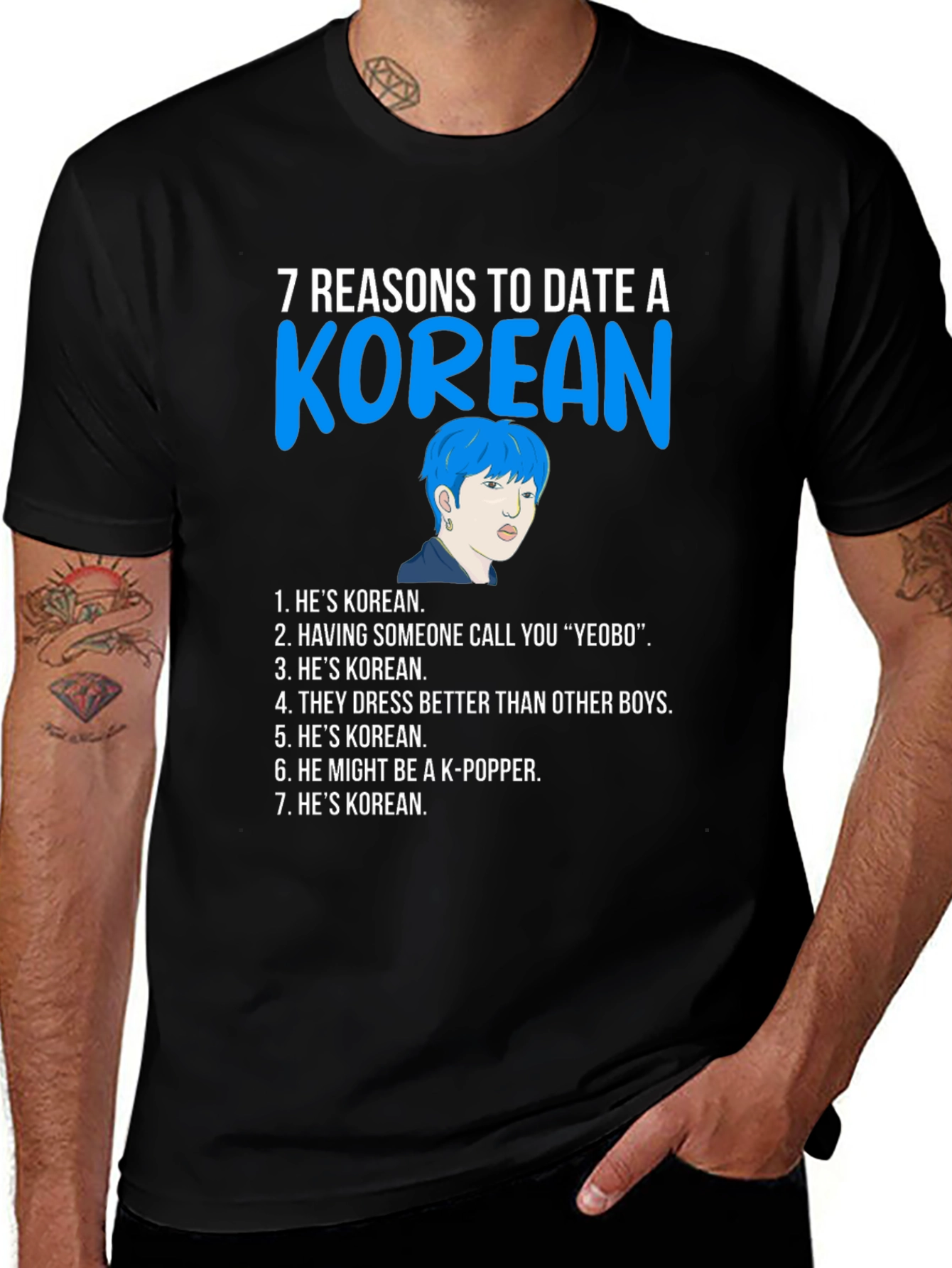 7 Reasons to Date a Korean T-Shirt