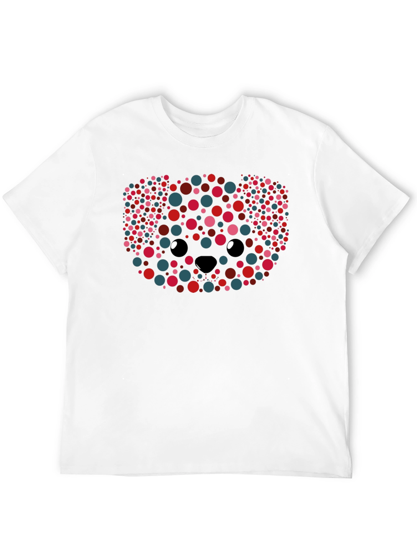 Bear Face Polka Dot T-Shirt