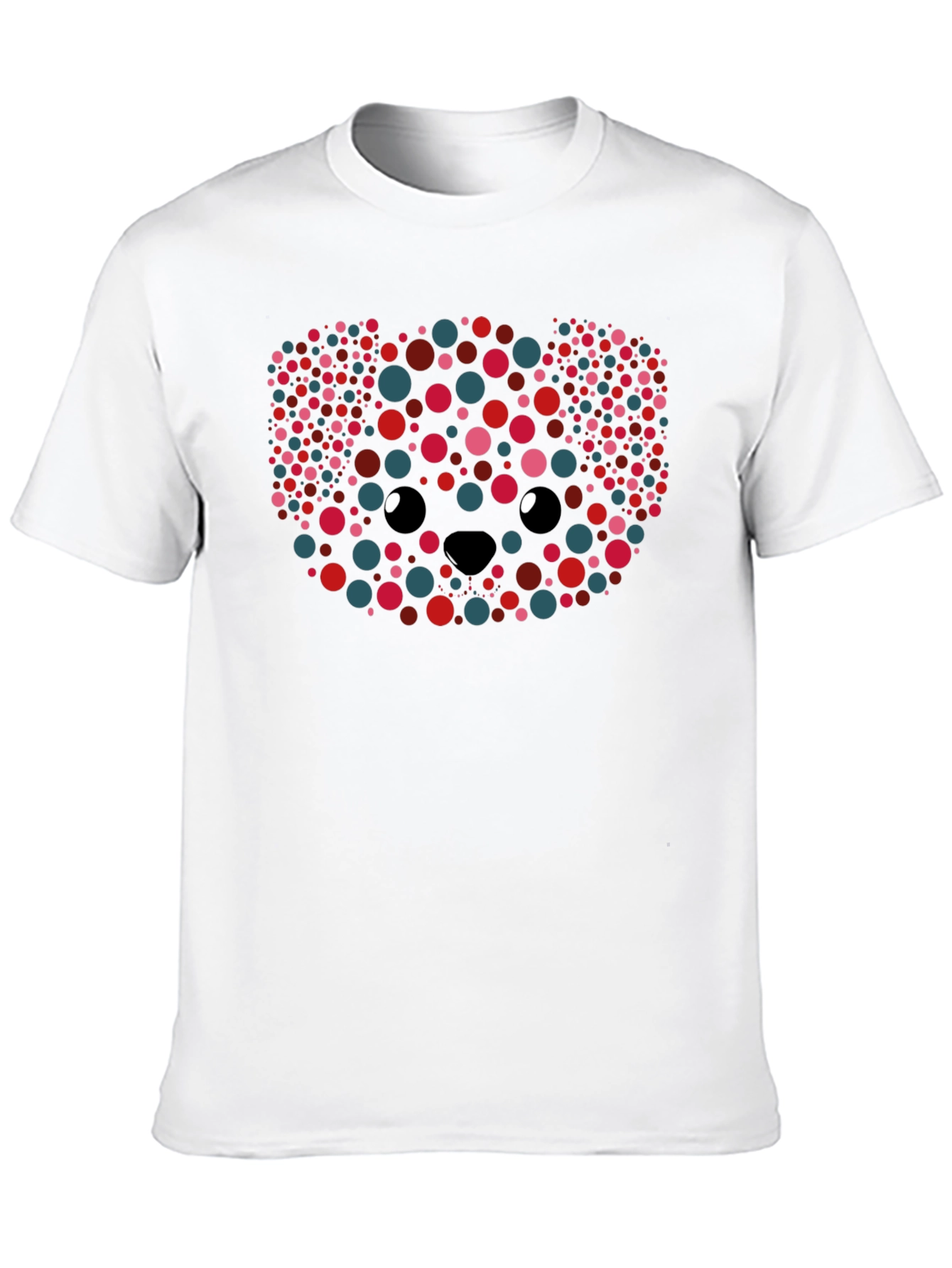Bear Face Polka Dot T-Shirt