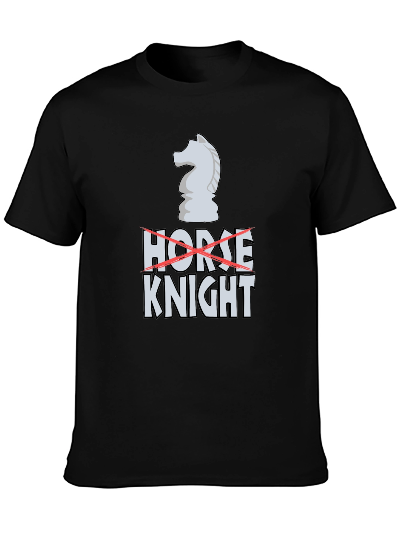Chess Knight Graphic T-Shirt - No Horse!