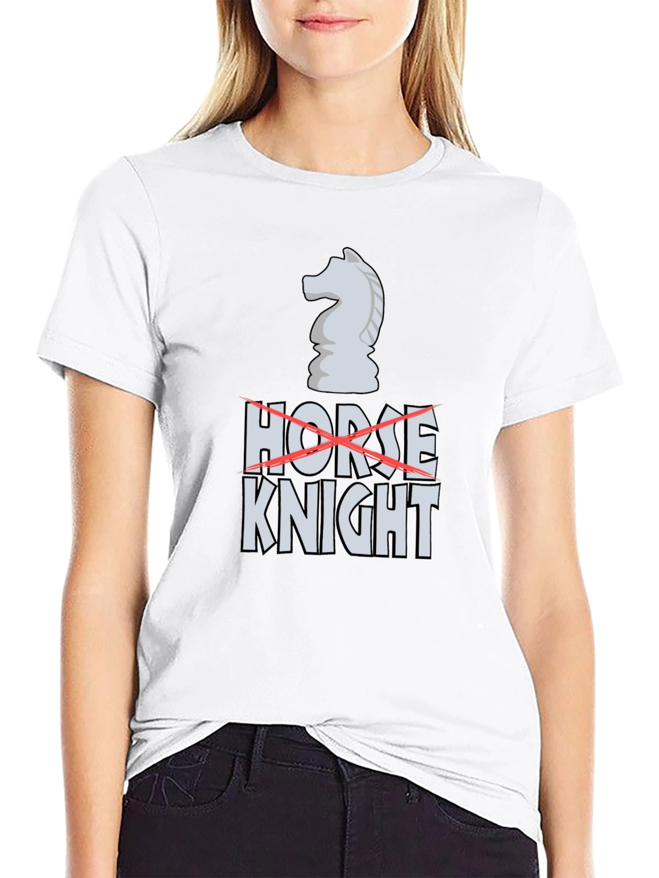 Chess Knight Graphic T-Shirt - No Horse!