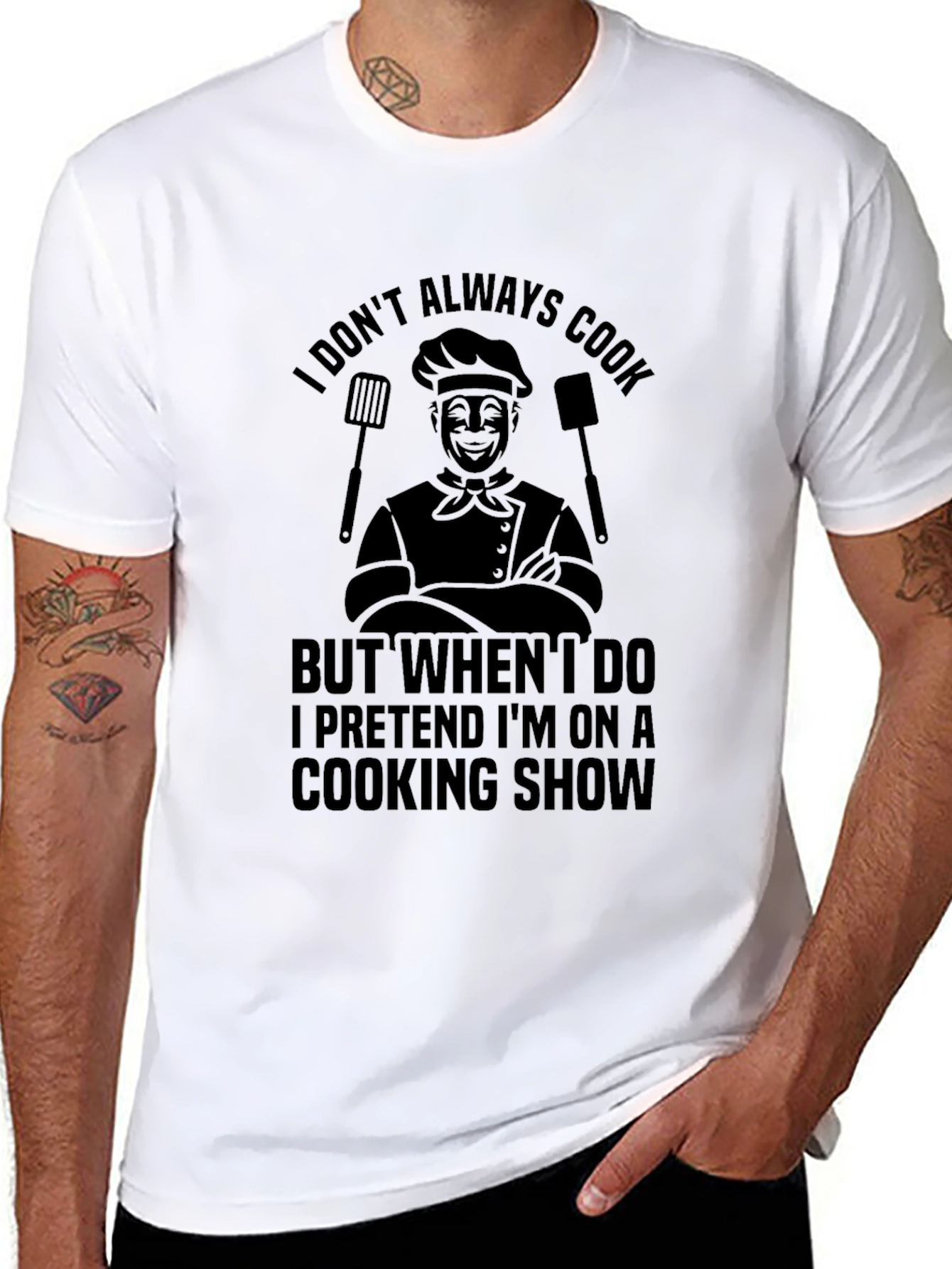 Funny Cooking Show Graphic T-Shirt