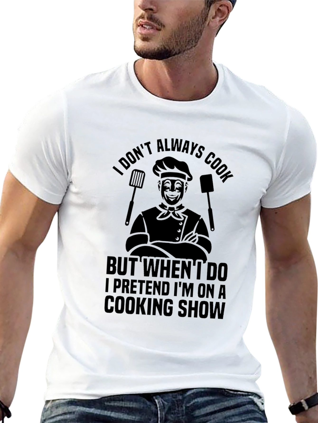 Funny Cooking Show Graphic T-Shirt