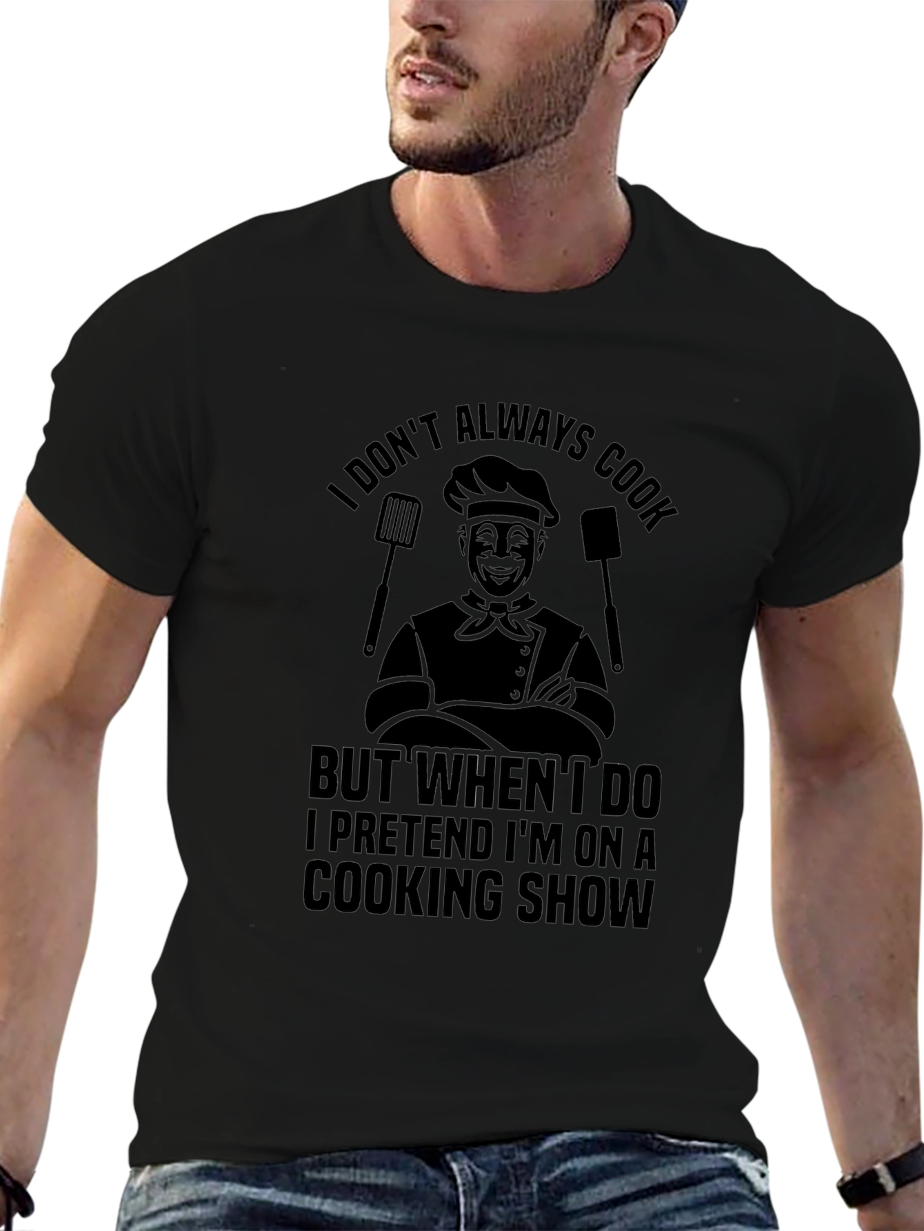 Funny Cooking Show Graphic T-Shirt