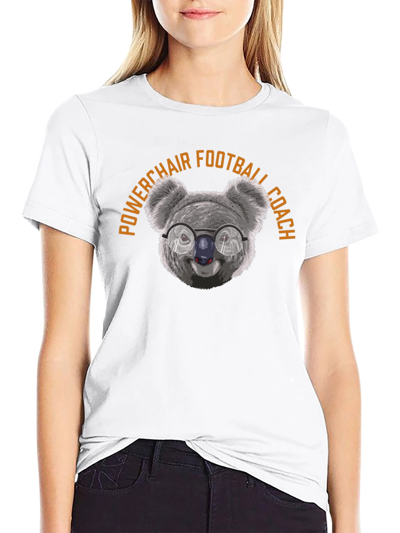 Powerchair Football Coach Black T-Shirt