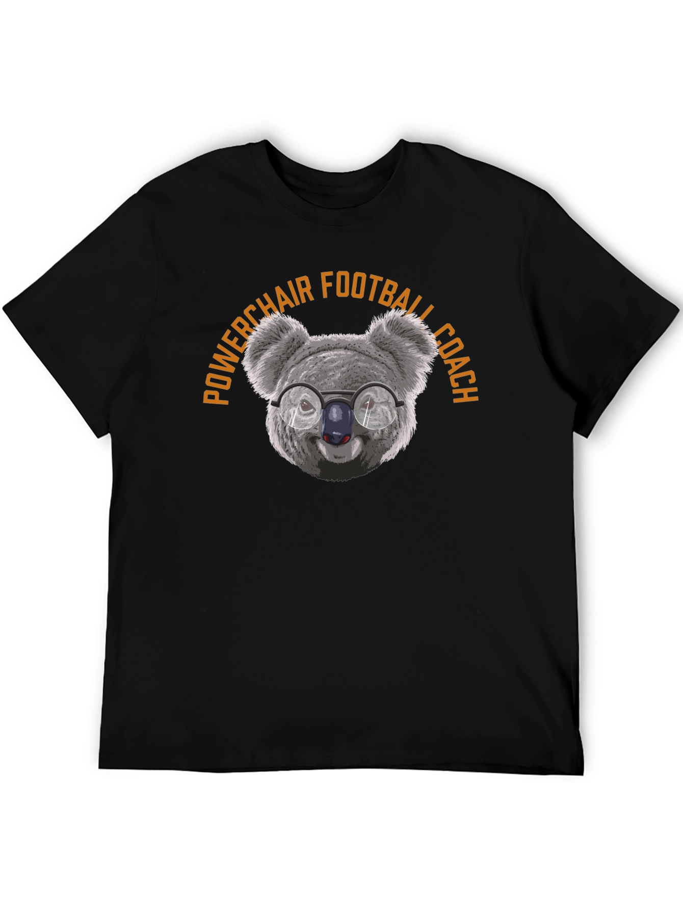 Powerchair Football Coach Black T-Shirt